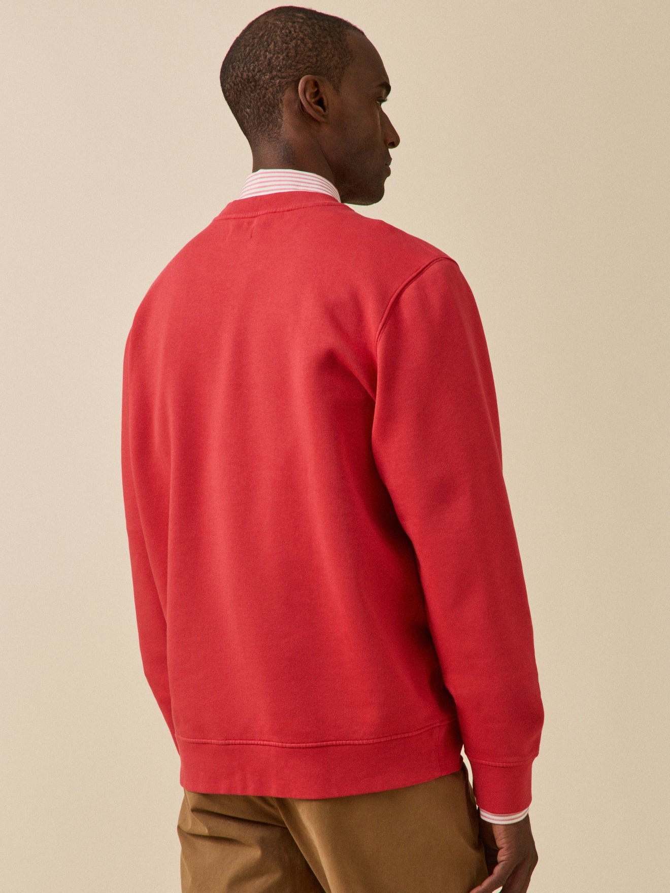 Sweat molleton  coton biologique CYRILLUS Rouge