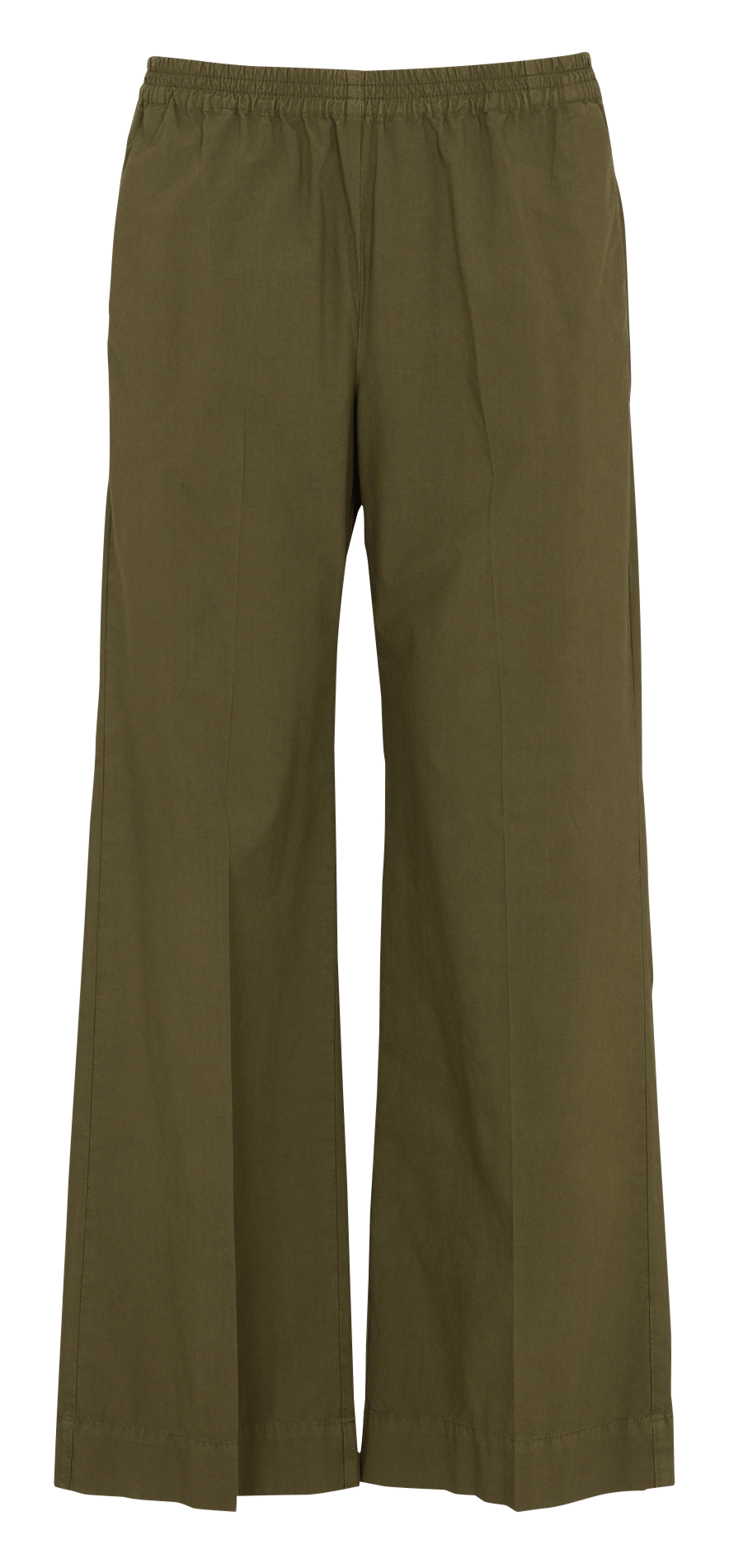 Pantalon large en coton HARTFORD Vert