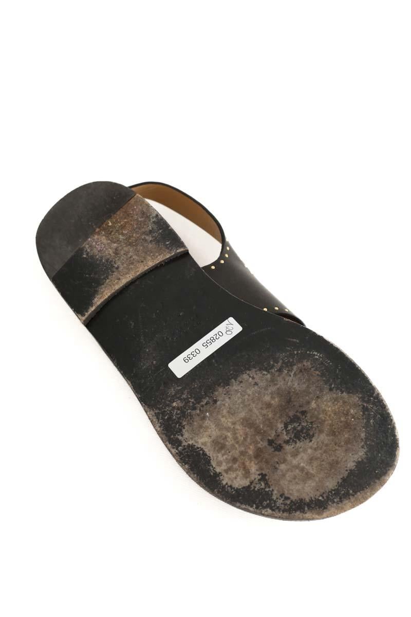 Faux leather sandals ISABEL MARANT - Seconde Main Black