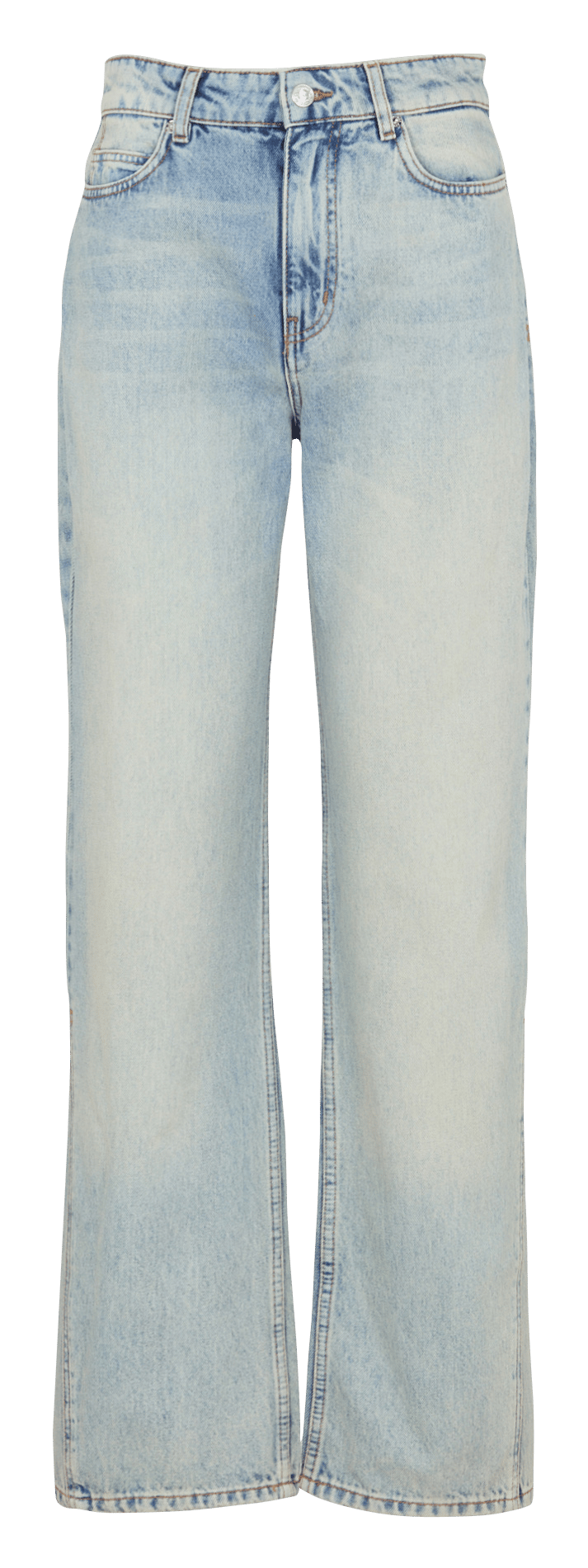 Ausgestellte Jeans mit Monogrammen aus Baumwolle ZADIG&VOLTAIRE Blau