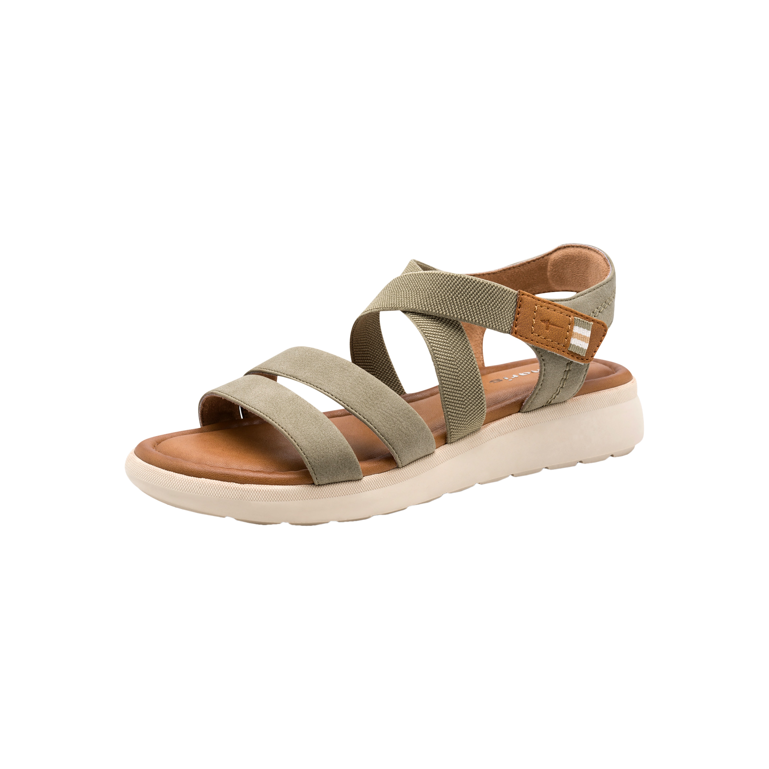 Velcro sandals TAMARIS Green