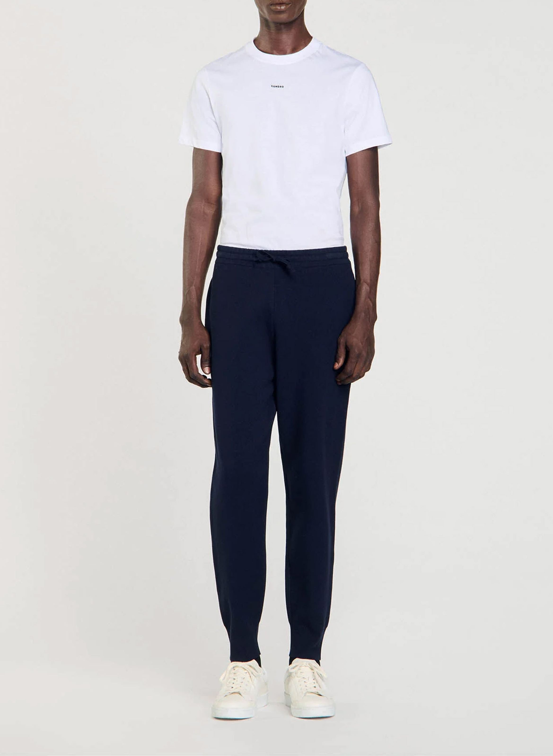 Knit track pants SANDRO Blue