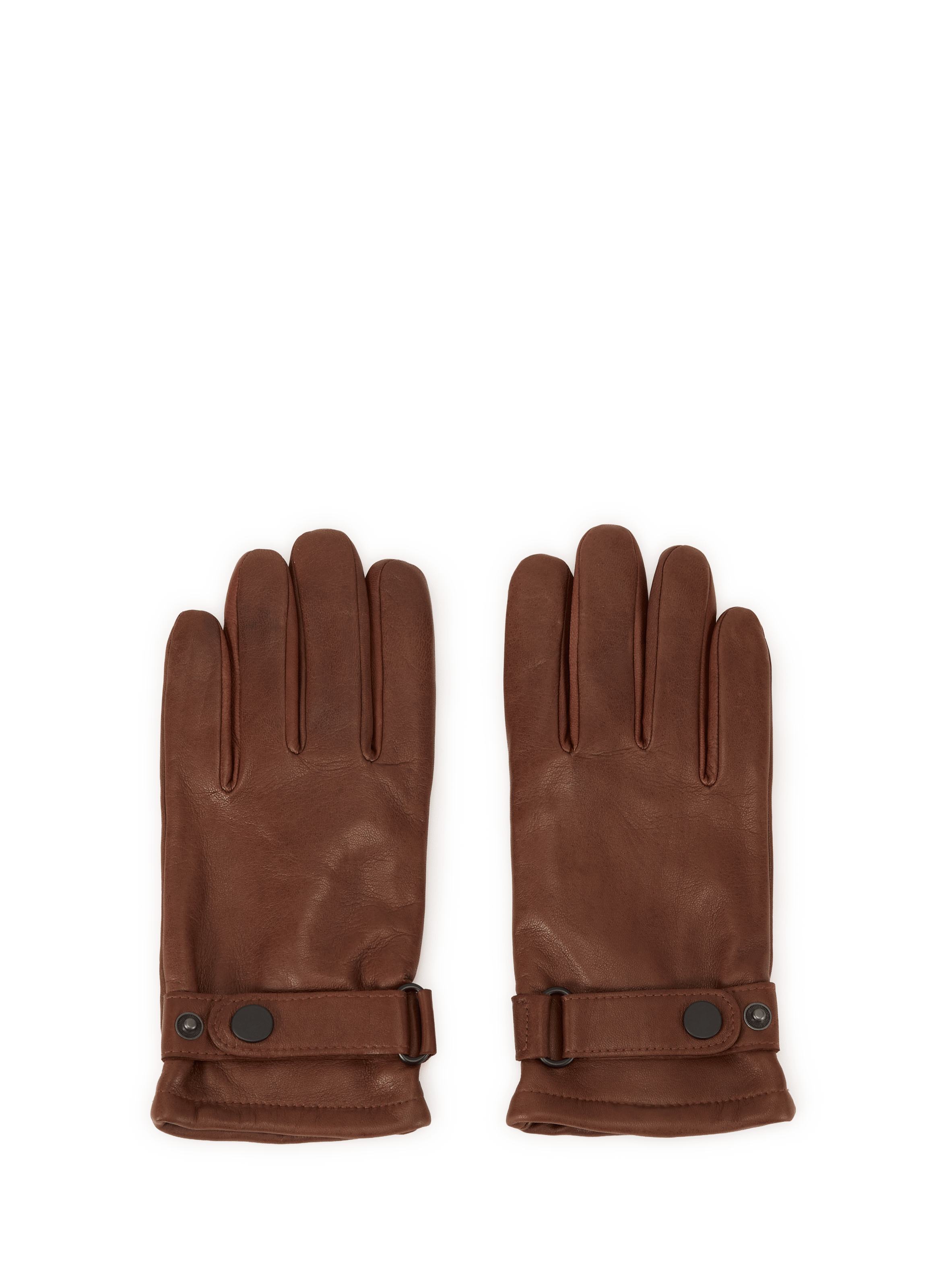 Leather gloves gt glo 70579 po 1 black paws+b SAISON 1865 Brown
