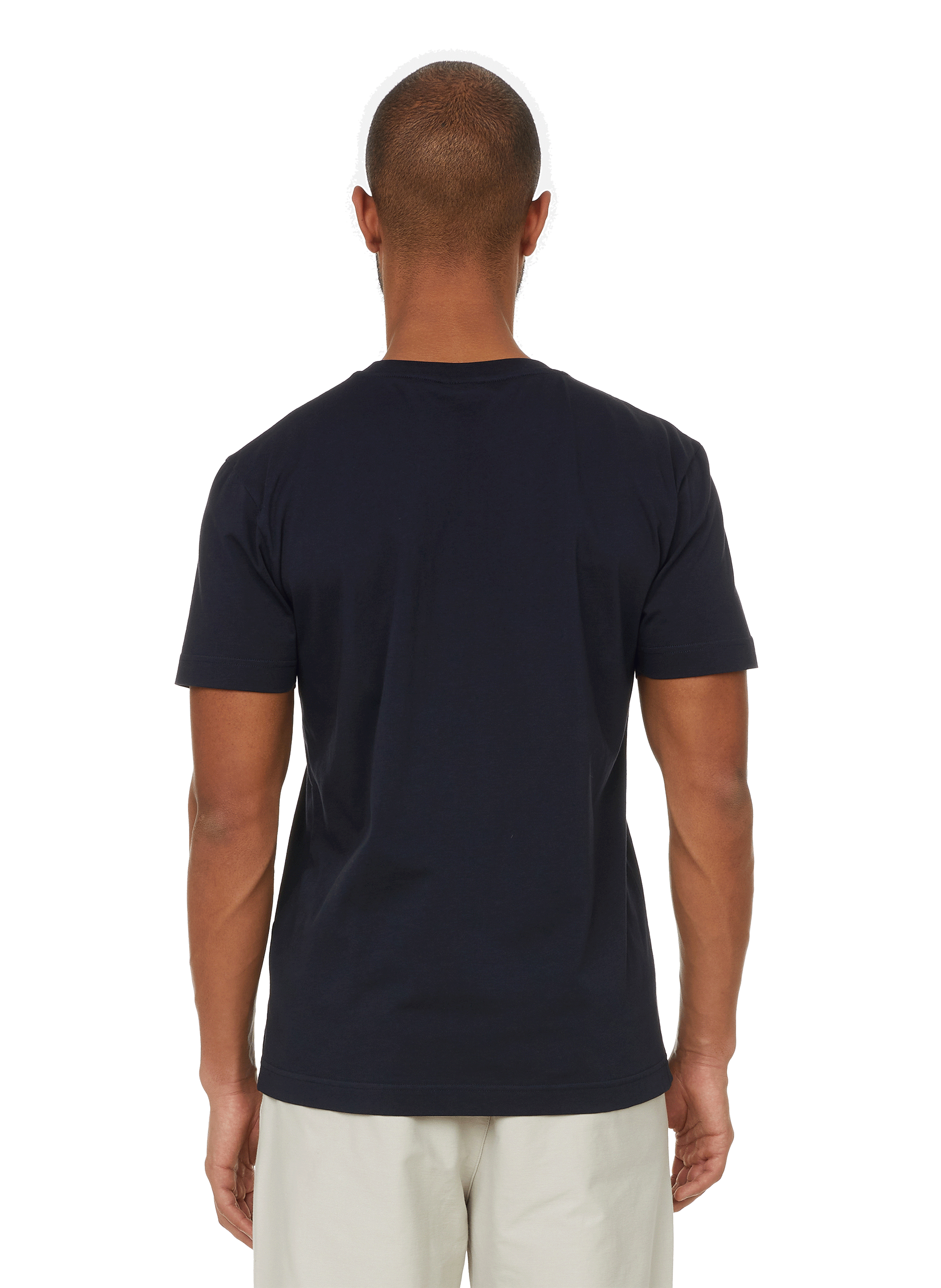 Round neck t-shirt in organic cotton jeff-o. AU PRINTEMPS PARIS Blue