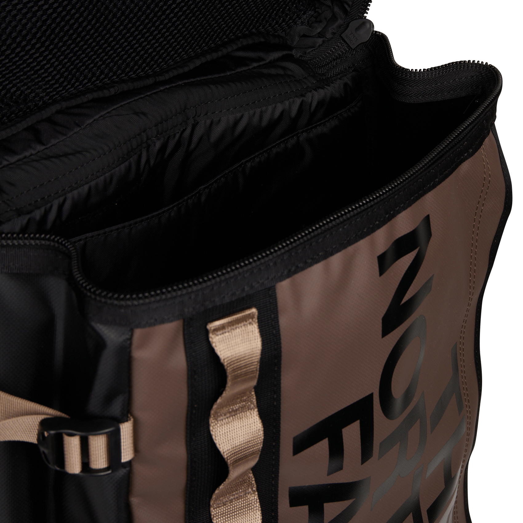 Sac à dos zippé uni à logo  | Marron THE NORTH FACE Homme