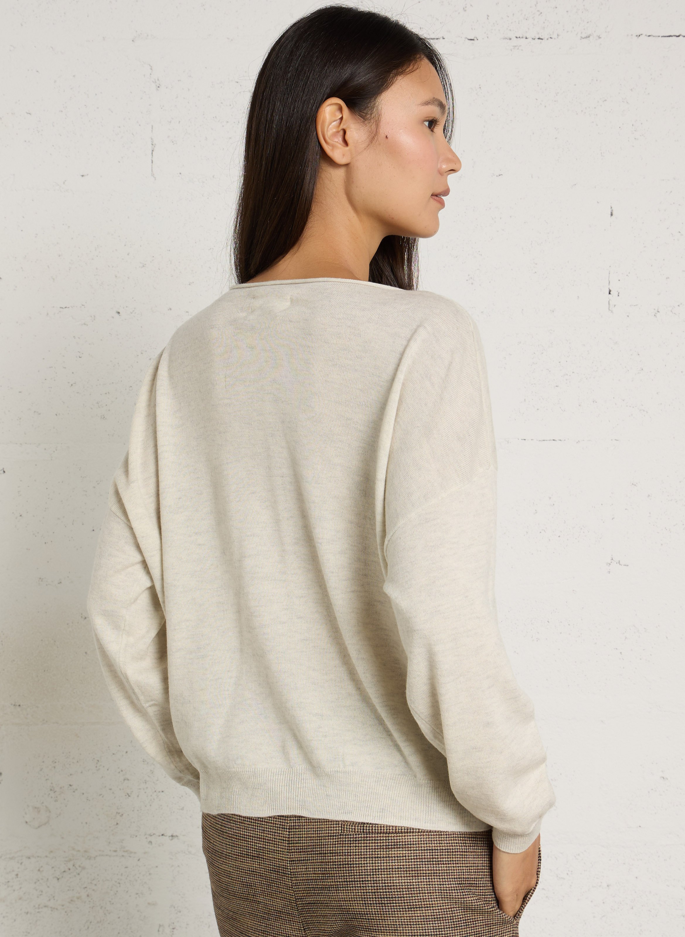 Oversized wool sweater DES PETITS HAUTS Grey