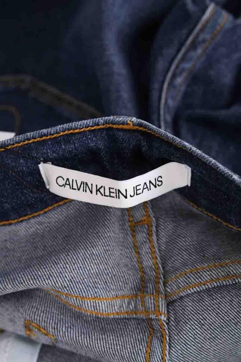 Slim trousers CALVIN KLEIN - Seconde Main Blue