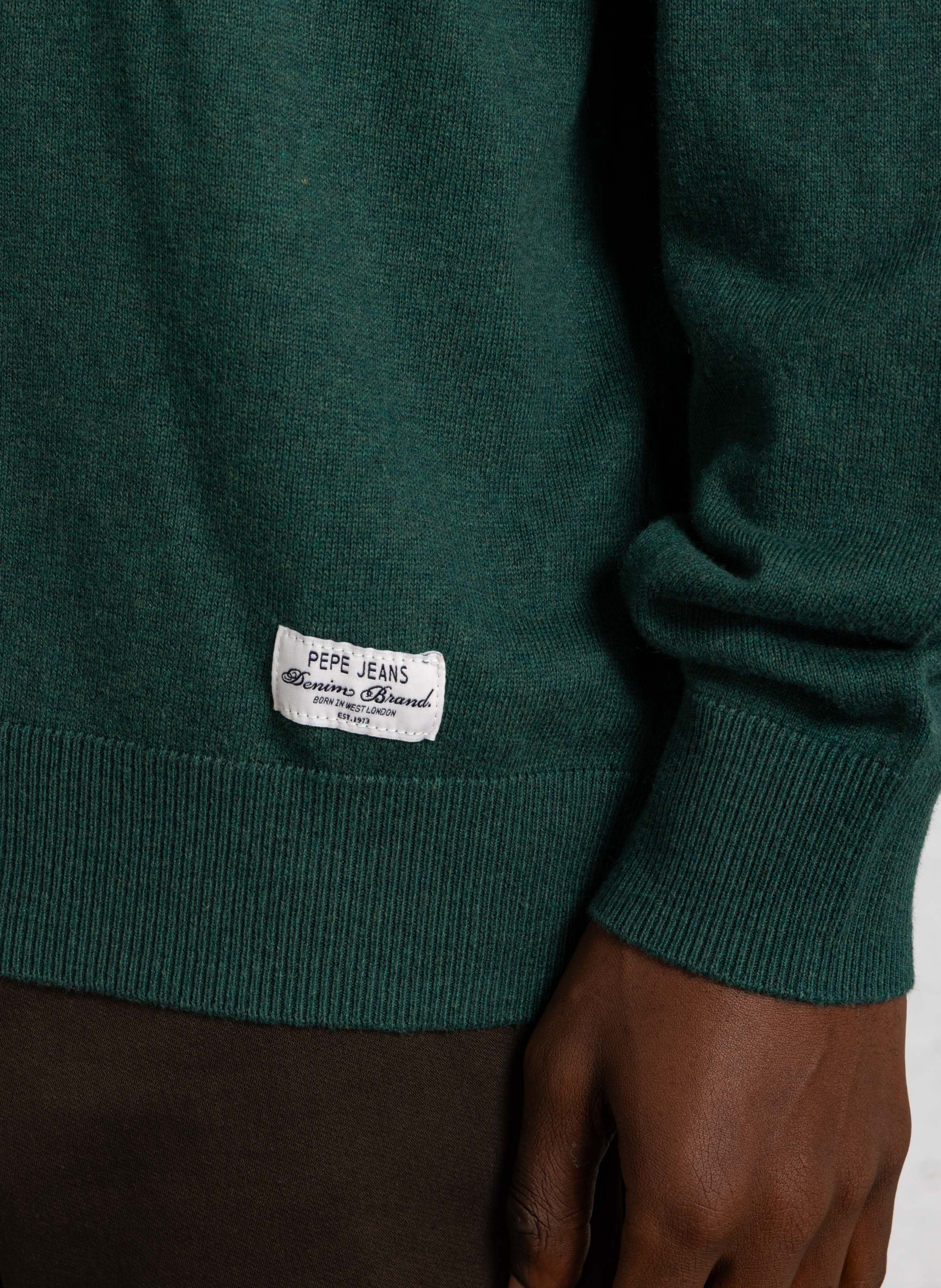 Rechte ronde hals trui PEPE JEANS Groen