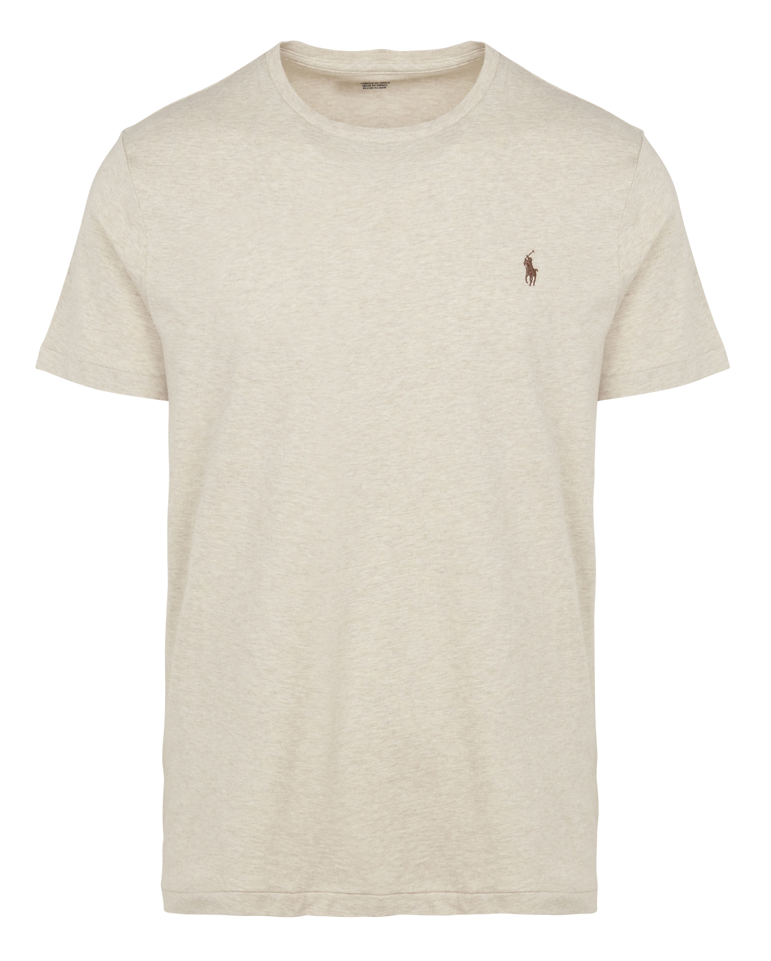 Tee-shirt col rond regular-fit en coton POLO RALPH LAUREN Beige