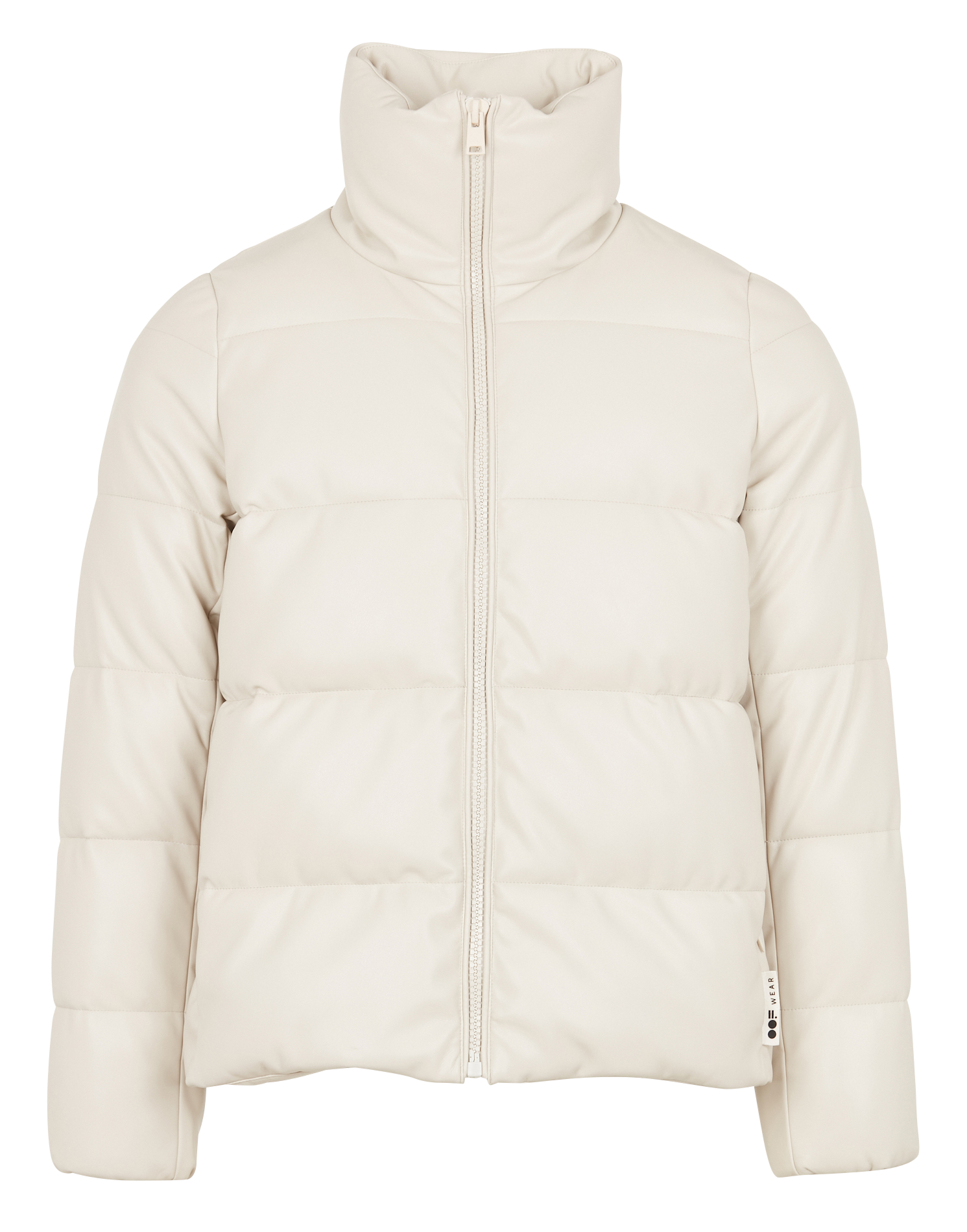 Doudoune col montant oversize OOF Beige