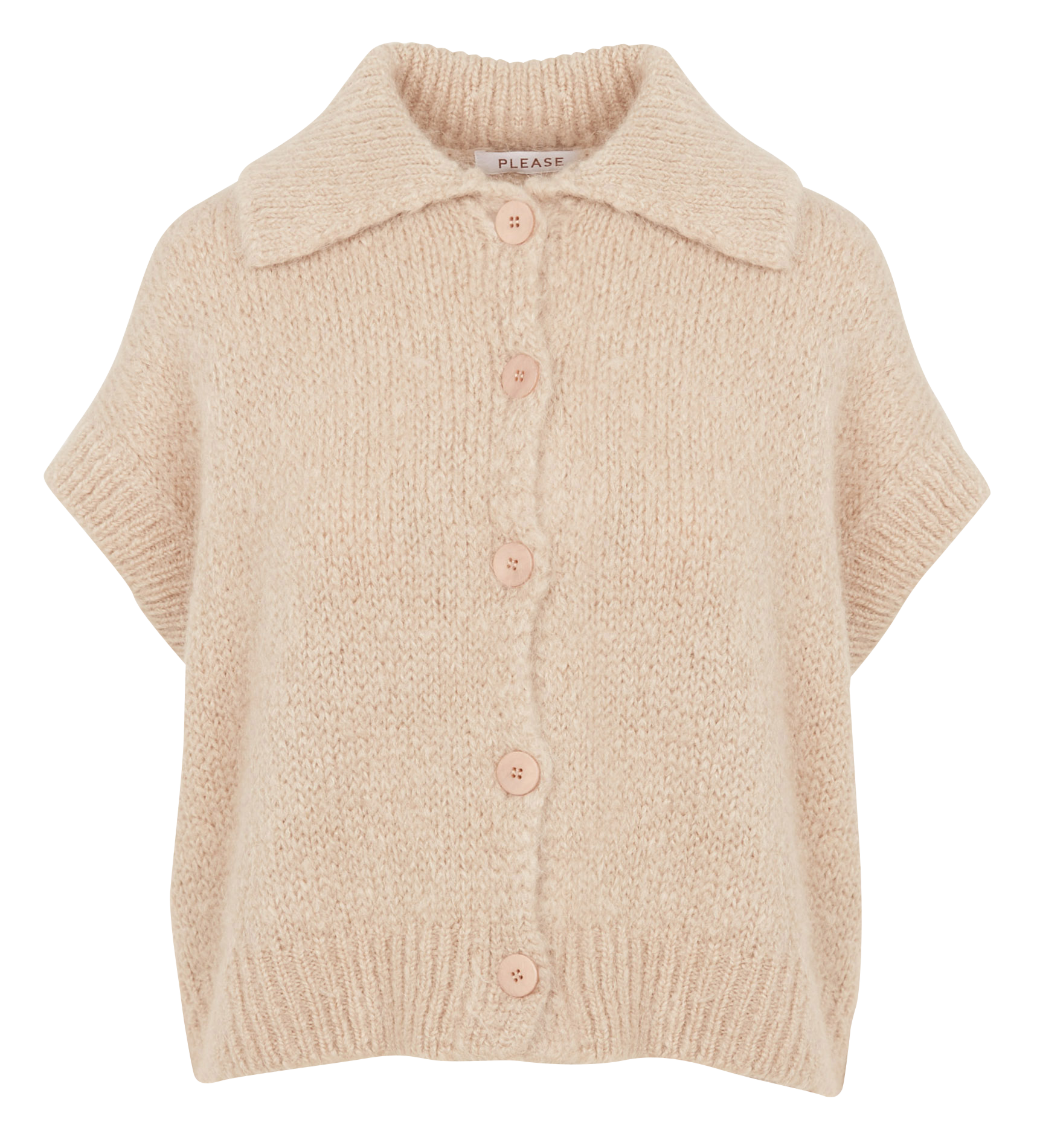 Gilet col classique ample PLEASE