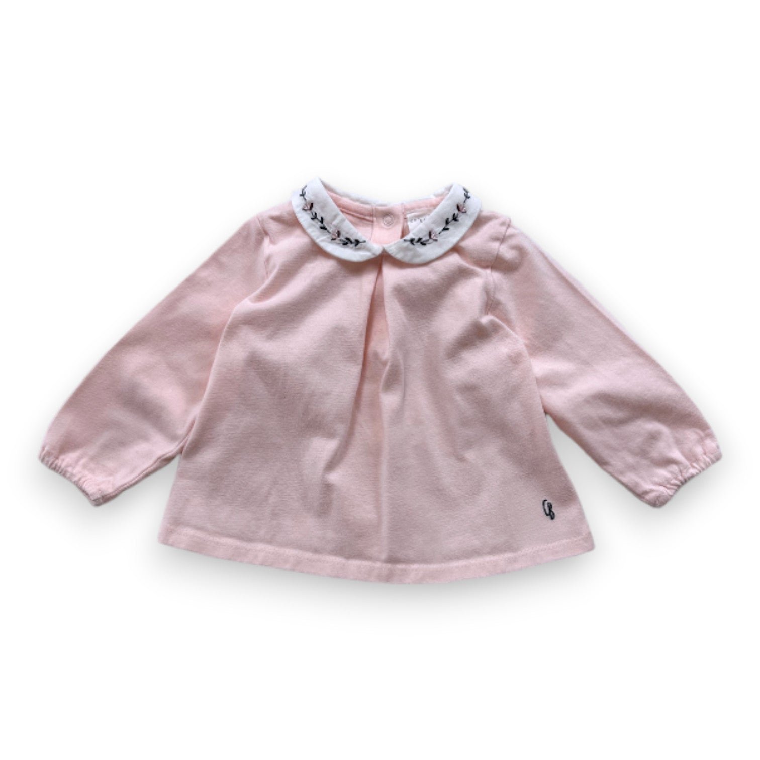 Pink Baby Blouse - 6 months CARREMENT BEAU - Seconde Main Pink