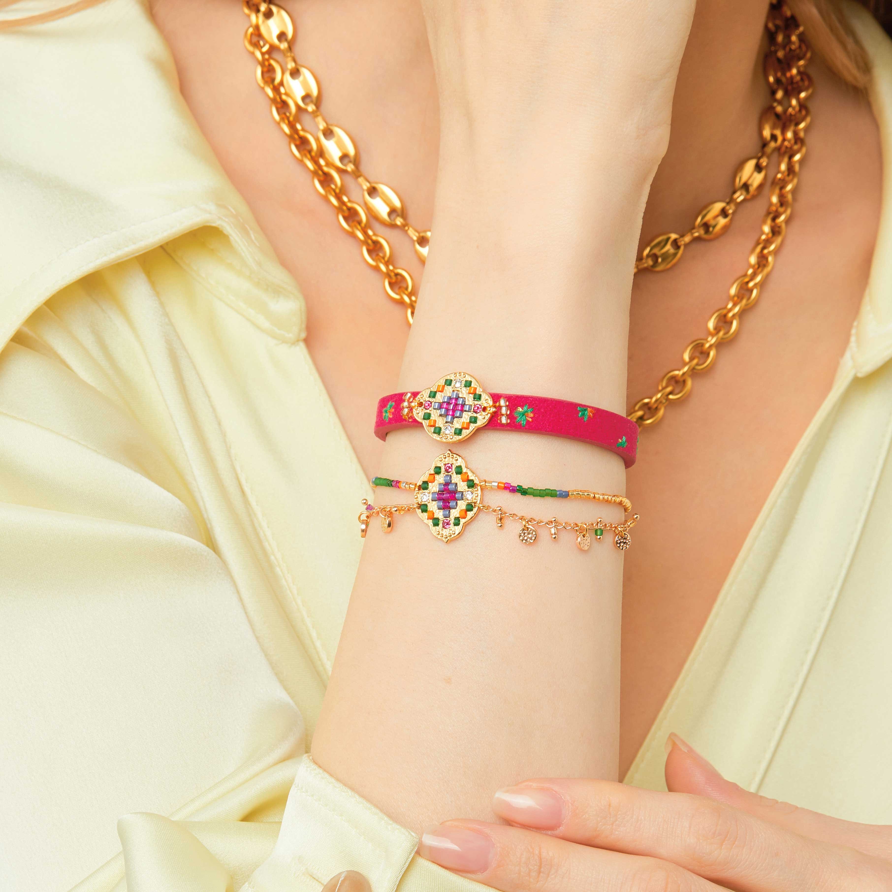 Bracelet with magnetic clasp HIPANEMA Red