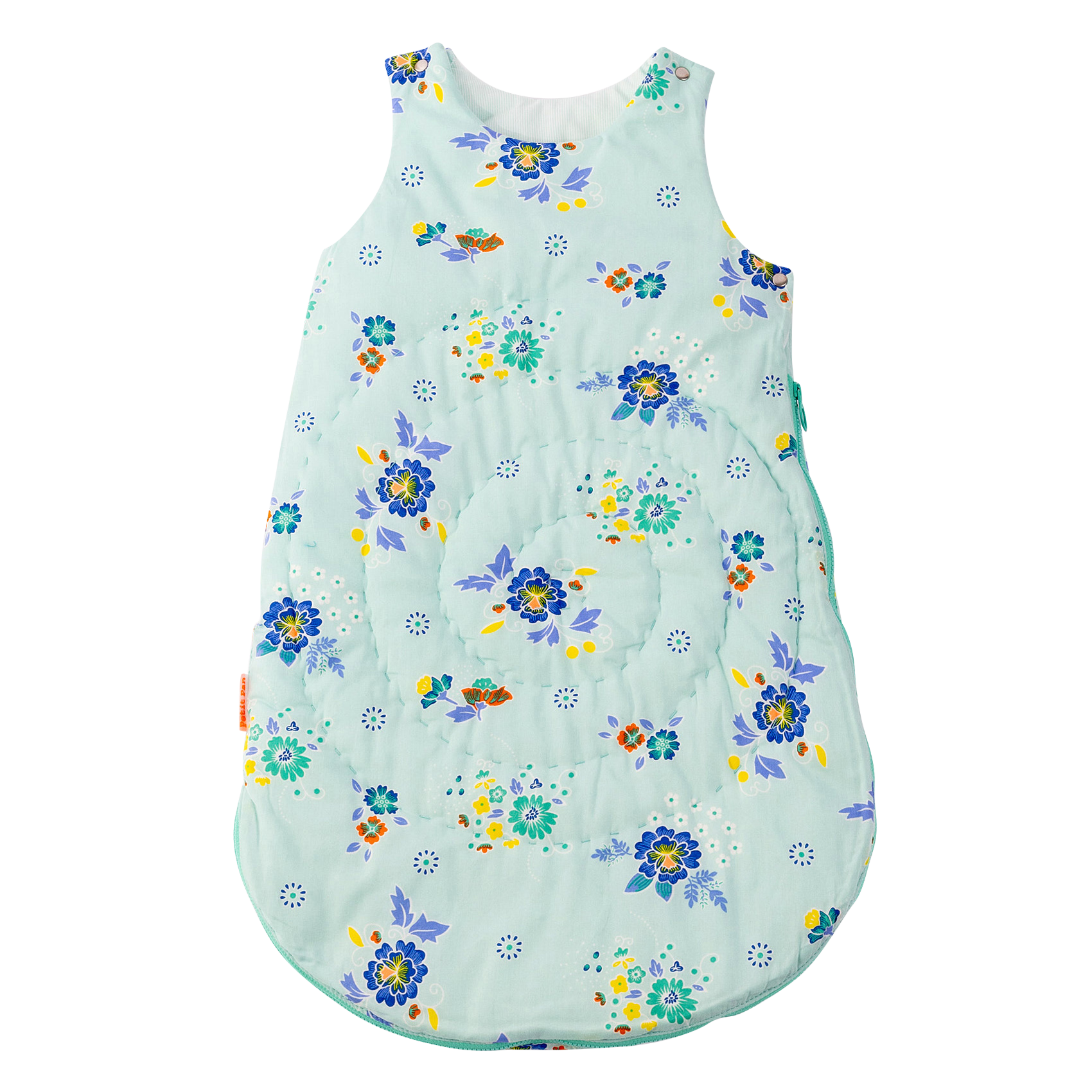 Gigoteuse imprimé fleuri en coton  PETIT PAN Bleu