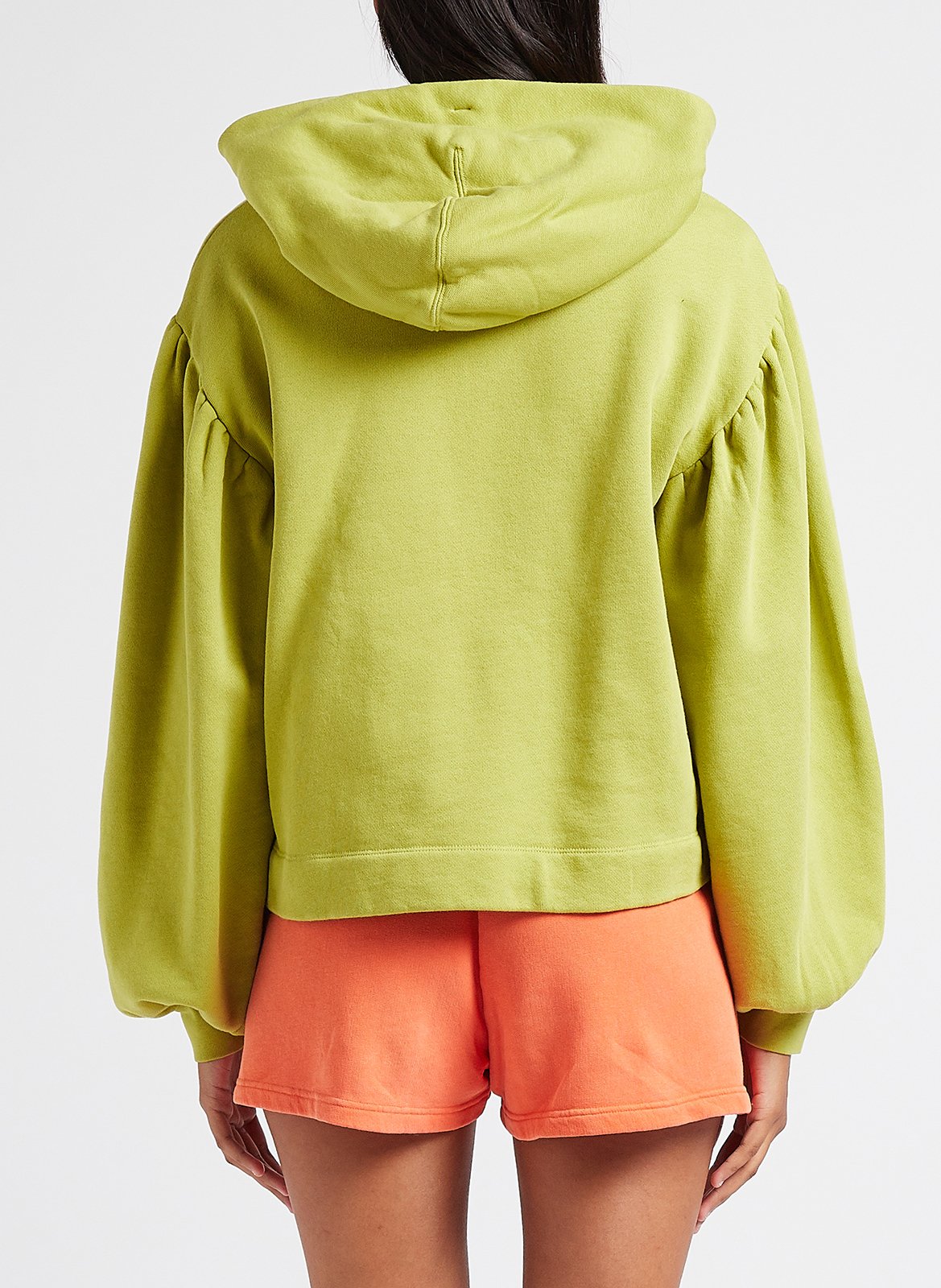 Cotton sweater with balloon sleeves LEVI'S Green