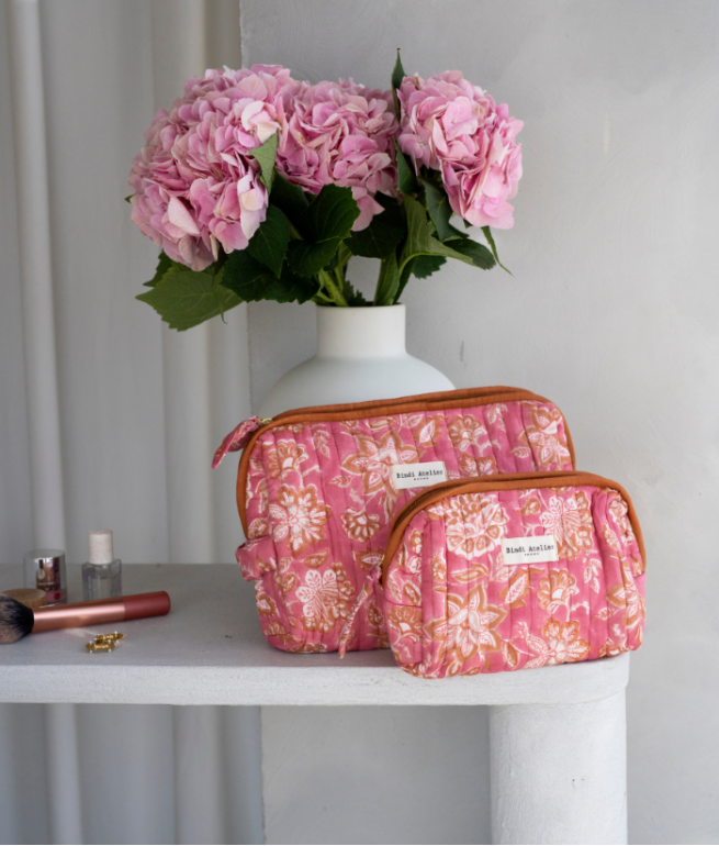 Sponge bag BINDI ATELIER Pink