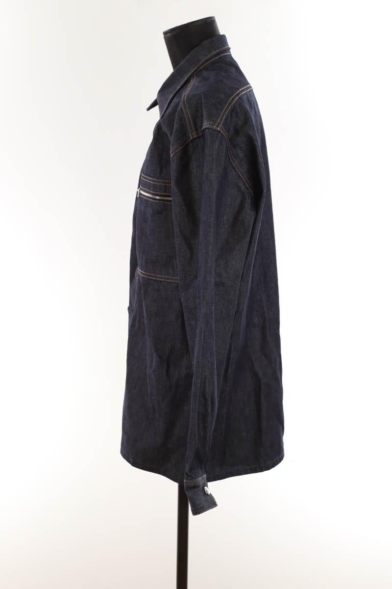 Chemise en coton MAISON KITSUNÉ - Seconde main Bleu