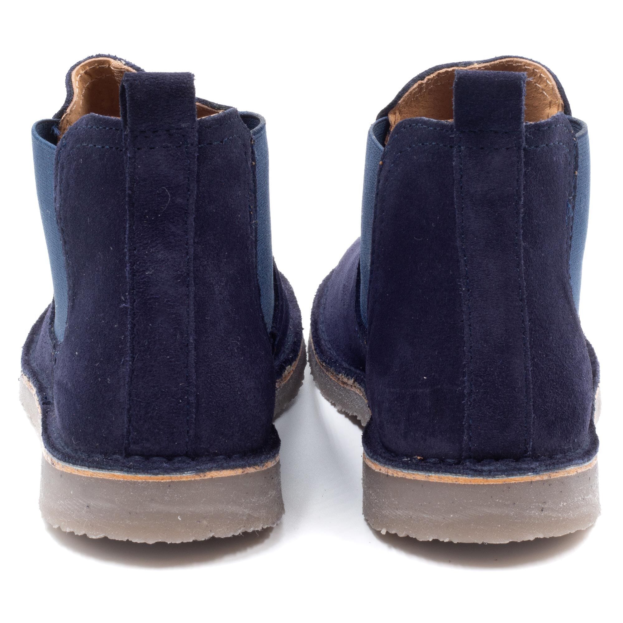 Boots enfant en daim Boni & Sidonie Bleu