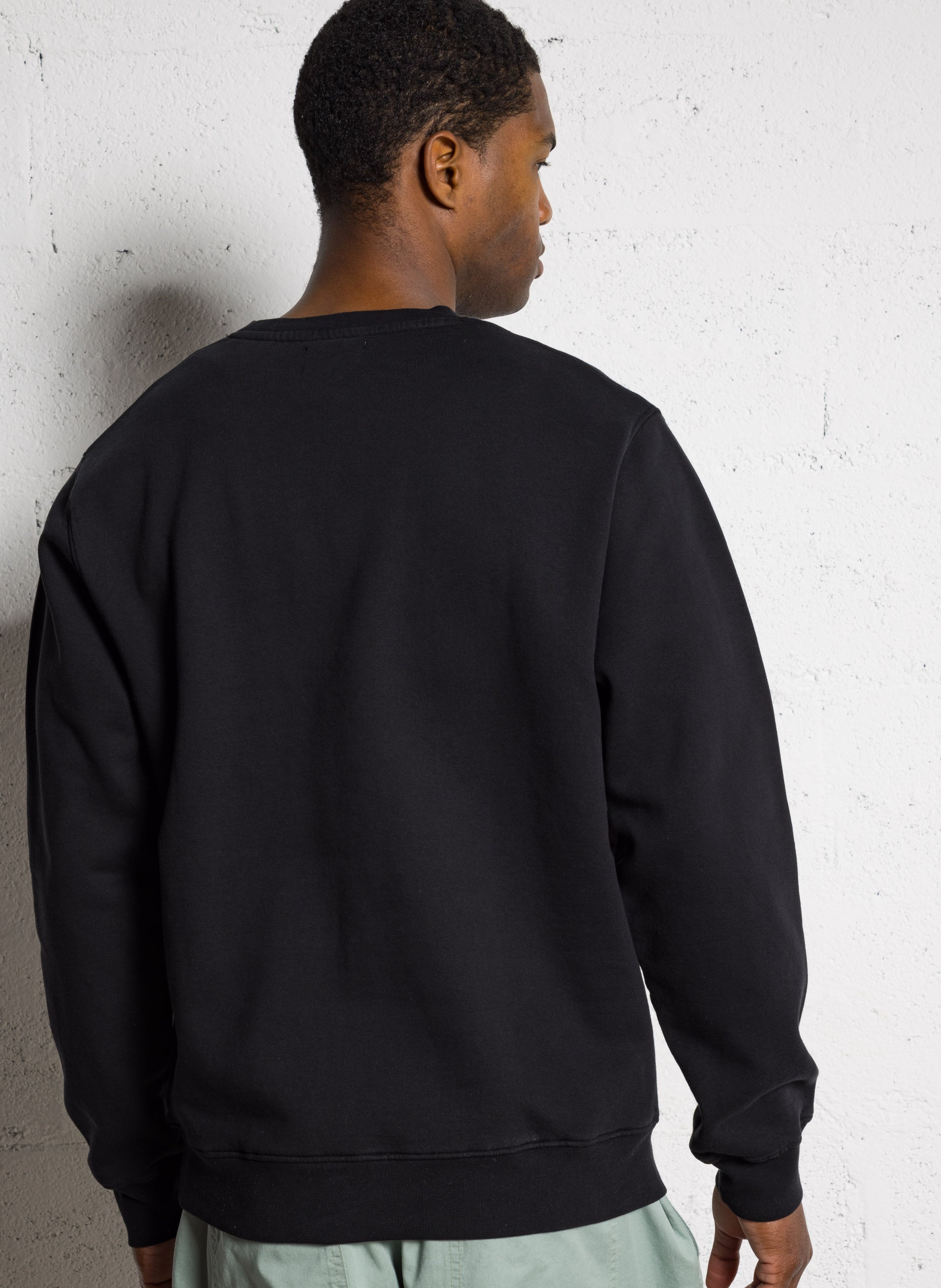 Rundhals-Sweatshirt aus Bio-Baumwolle, Regular Fit COLORFUL STANDARD Schwarz