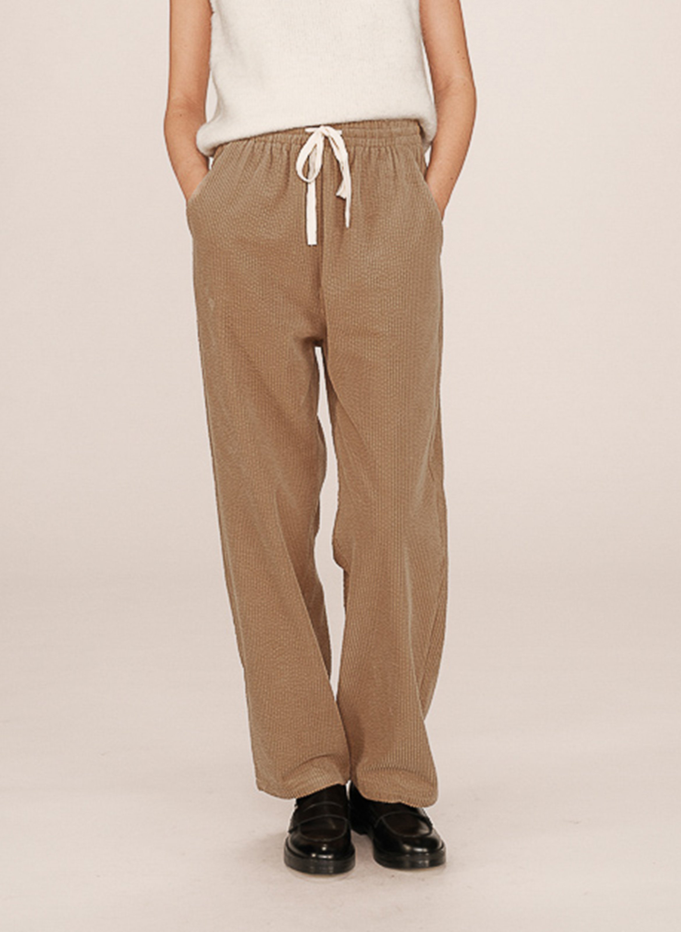 Slim-fit cotton cargo pants GRACE ET MILA Beige