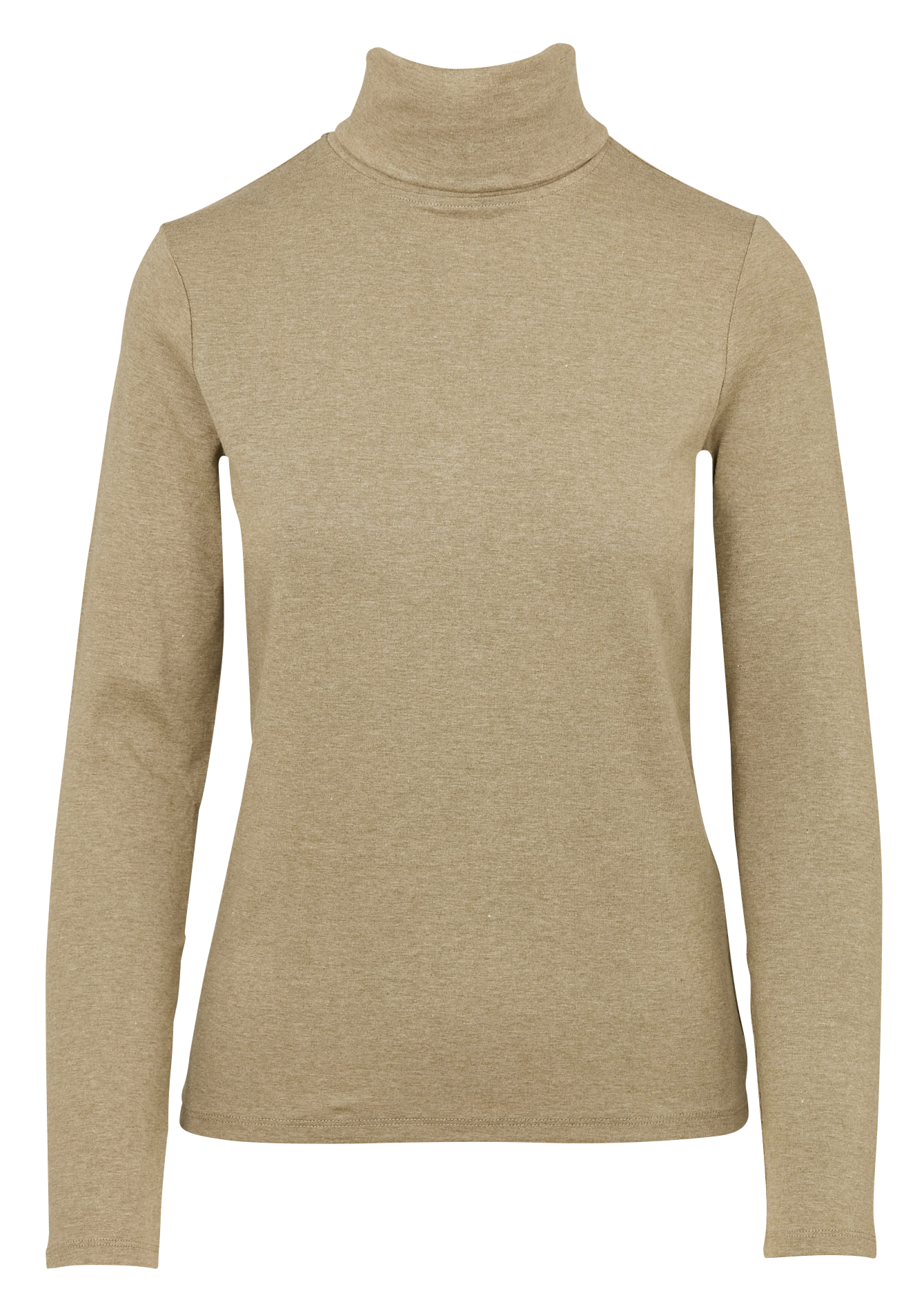Long-sleeve fluid turtleneck t-shirt MAISON 123 Green