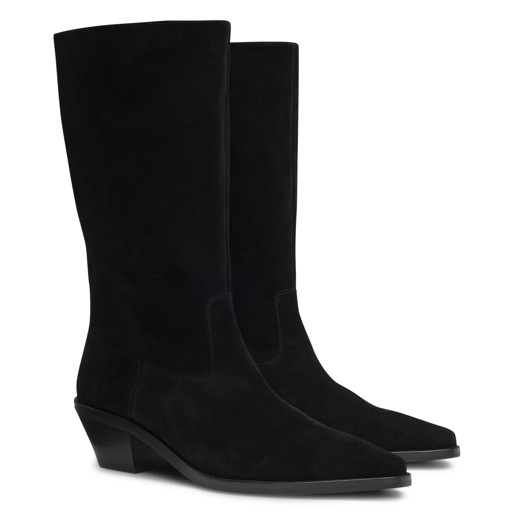 Bottines en cuir BOSS Noir