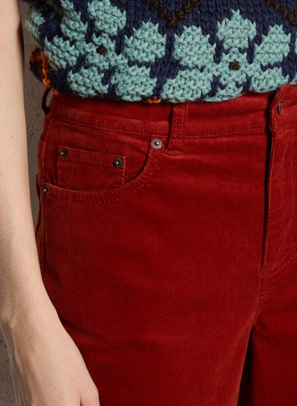 Cotton-blend bucket hat BENSIMON Red