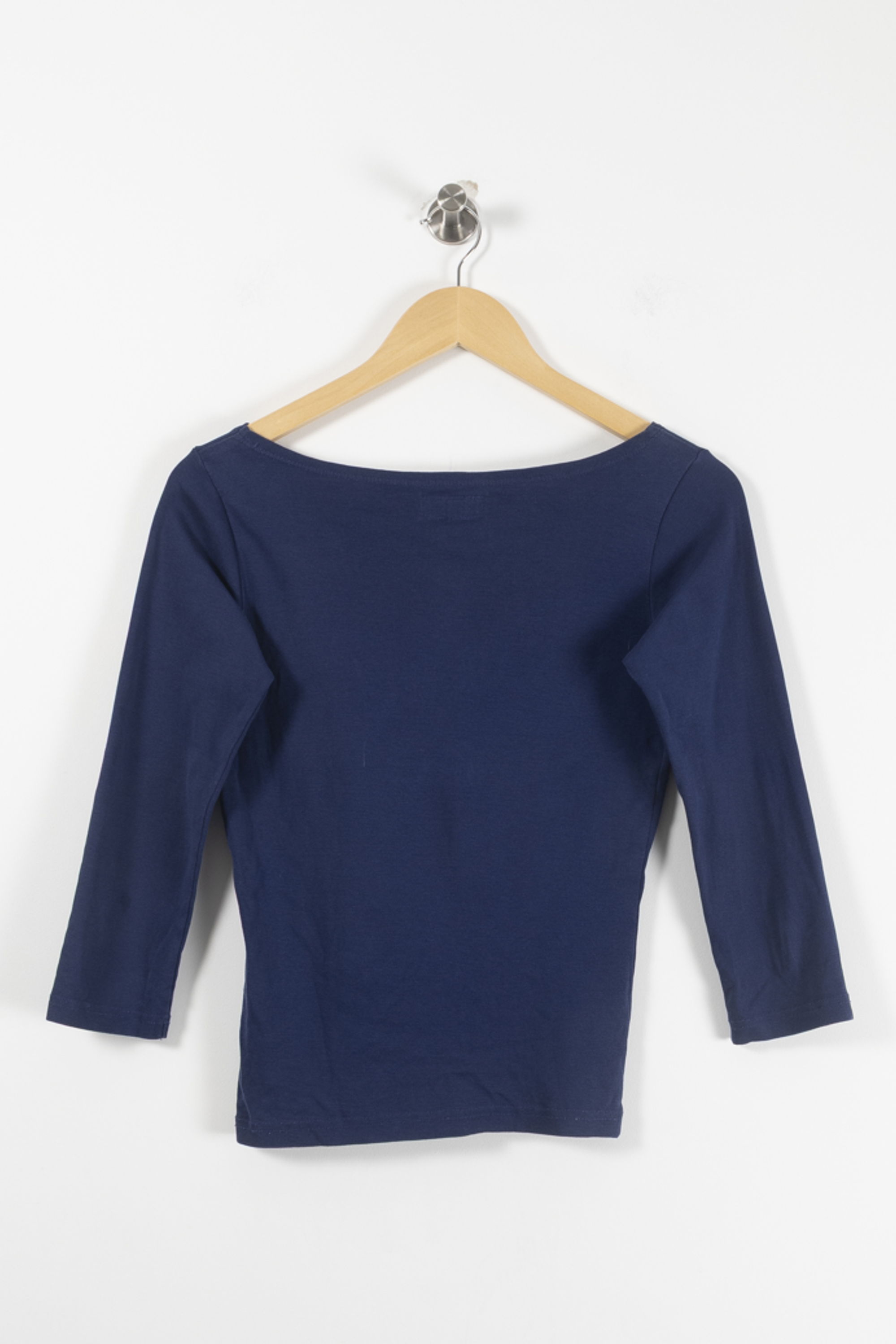 Tommy Badge T-shirt AGNES B. - Seconde Main Blue