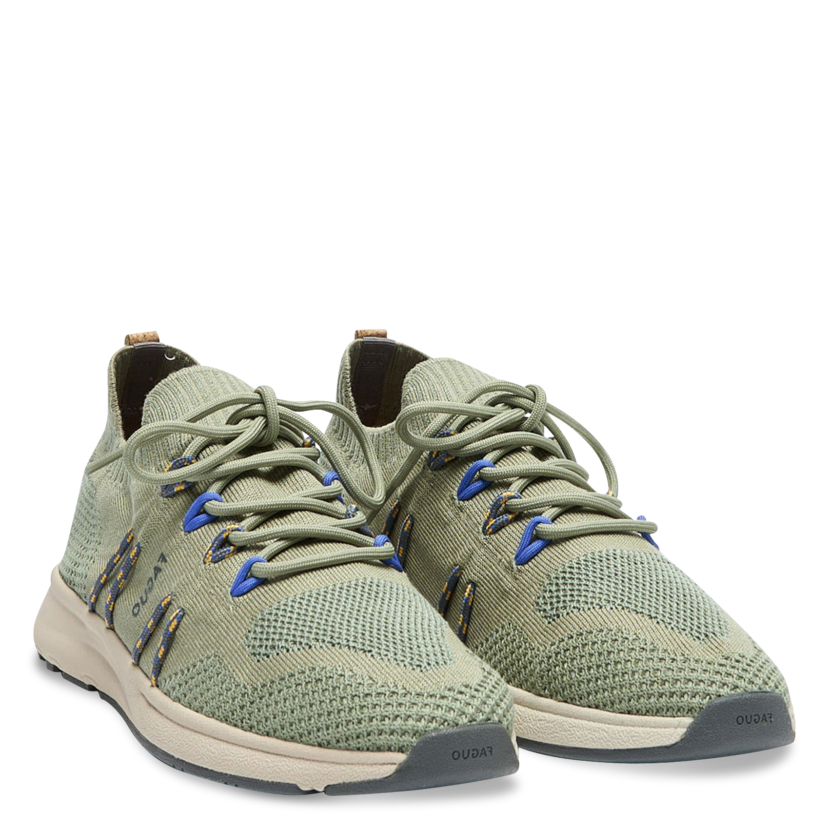 Baskets basses en toile FAGUO Kaki