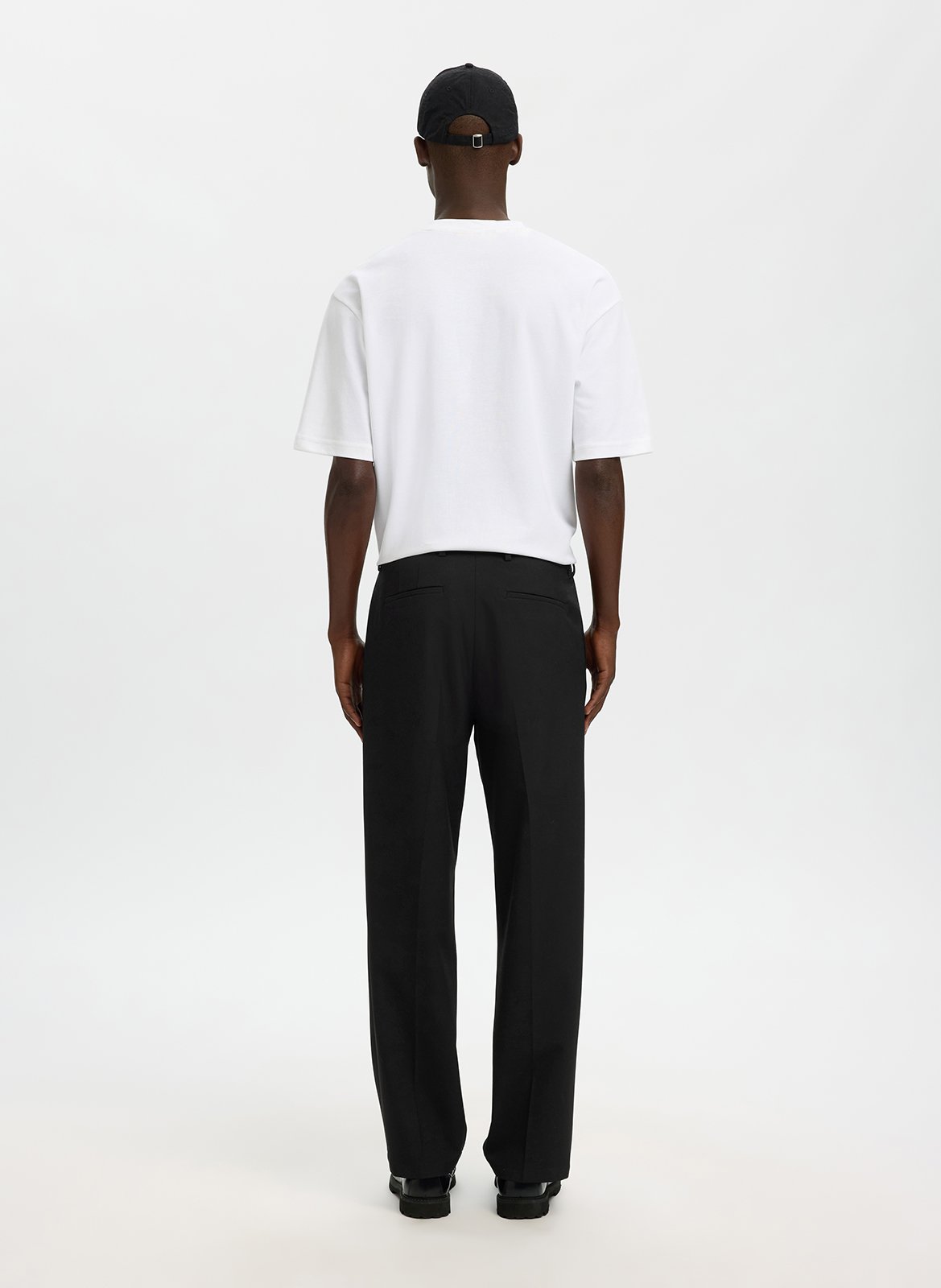 Bundfaltenhose SELECTED Schwarz