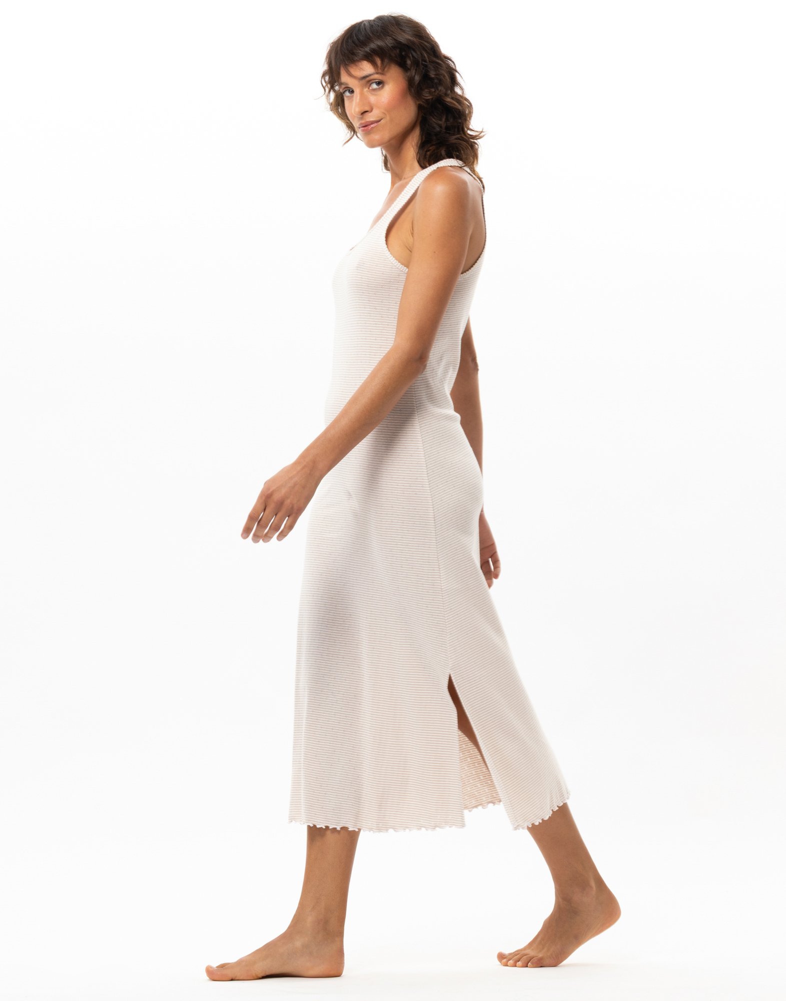 Chemise de nuit longue en coton LE CHAT Multicolored