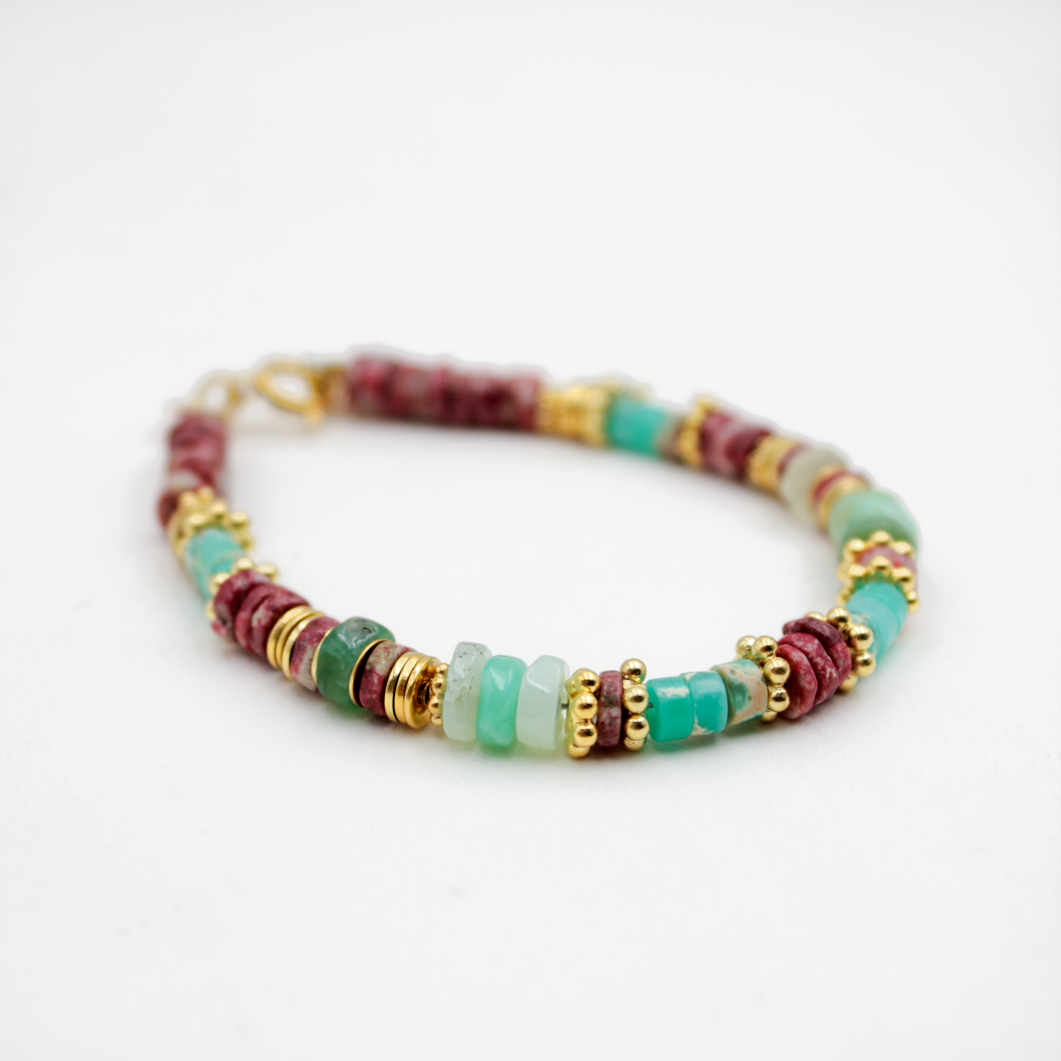 Bracelet heishi - christelle L'ATELIER DES DAMES Doré