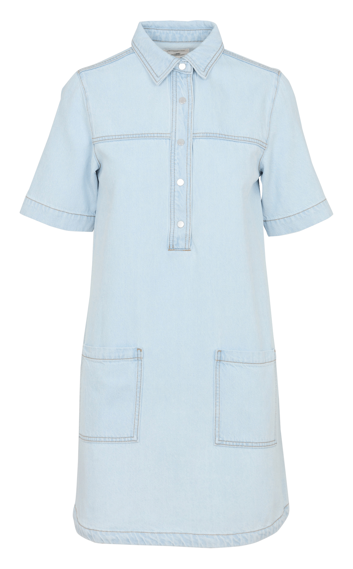Midi-jurk in denim MAISON 123 Blauw