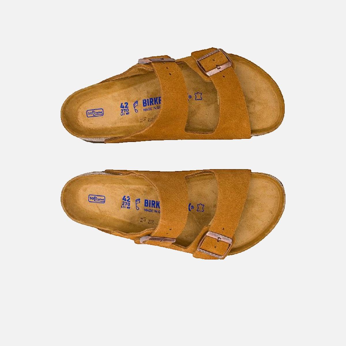 Arizona flat sandals BIRKENSTOCK Brown