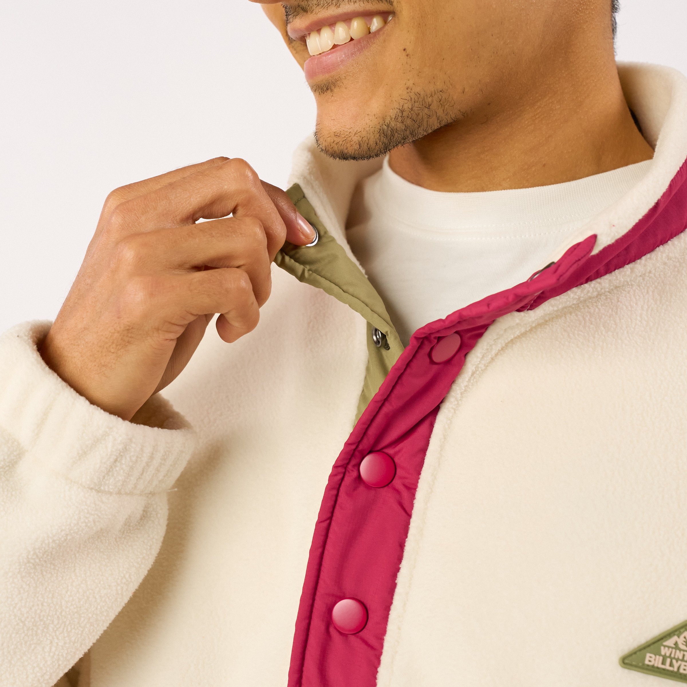 Fleece sweatshirt BILLYBELT White