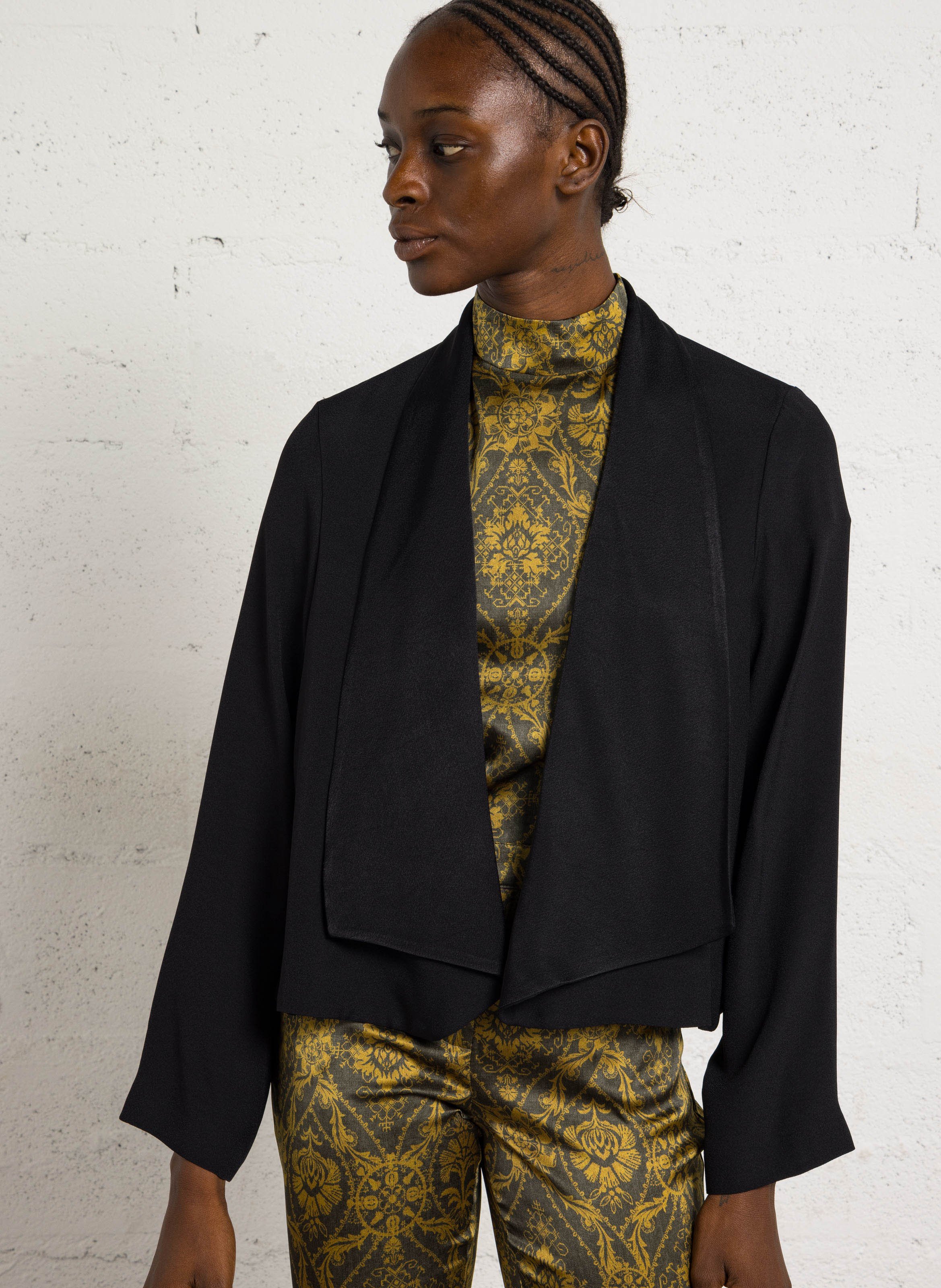 Gilet droit uni MOMONI Noir