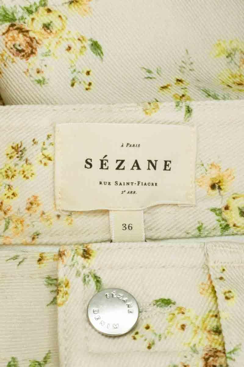 Jean large SEZANE - Seconde main Beige