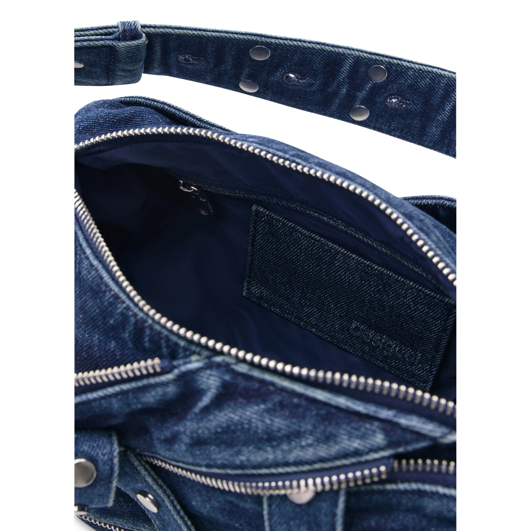 Sac porté épaule en denim de coton DESIGUAL Bleu