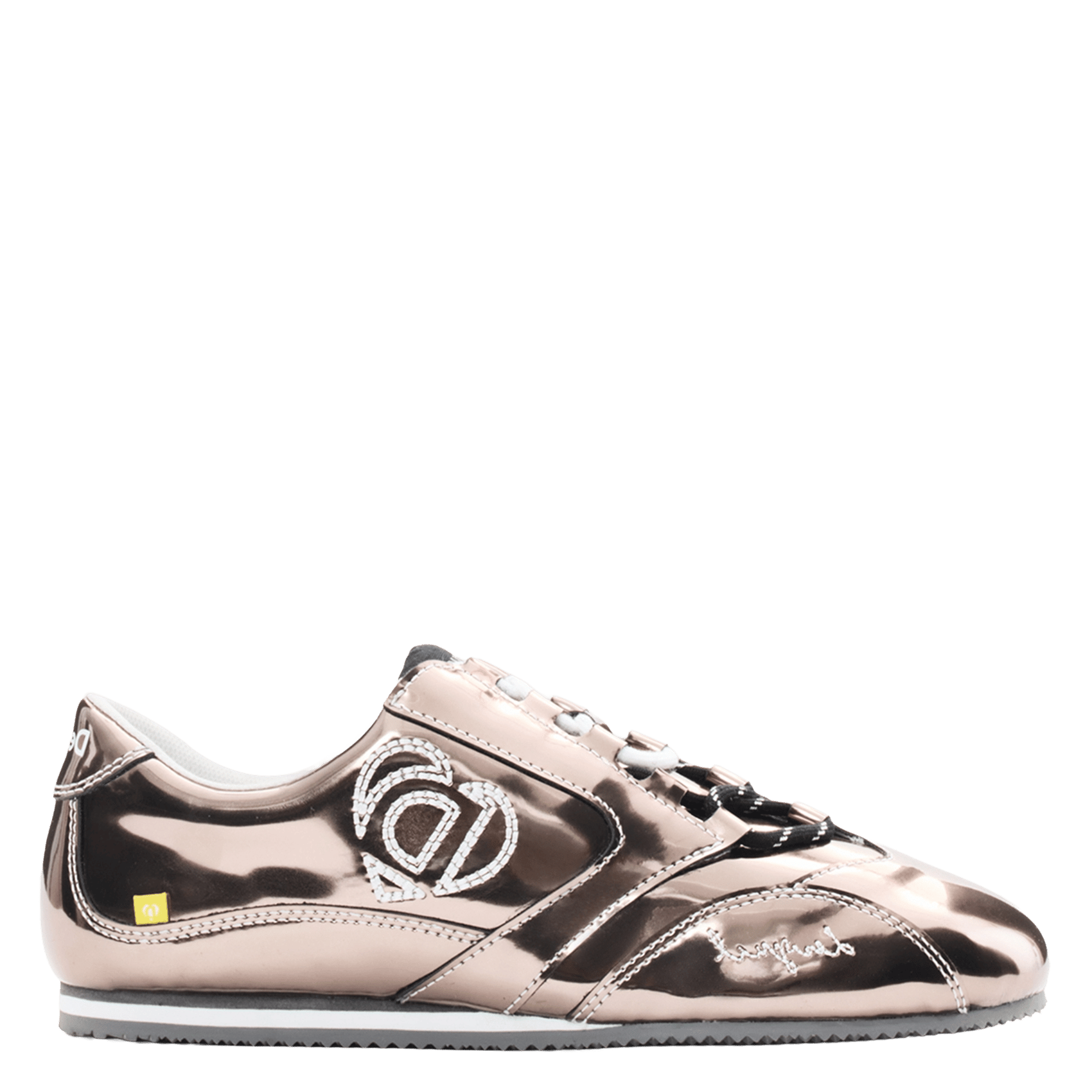 Lage sneakers met effen veters. DESIGUAL Grijs