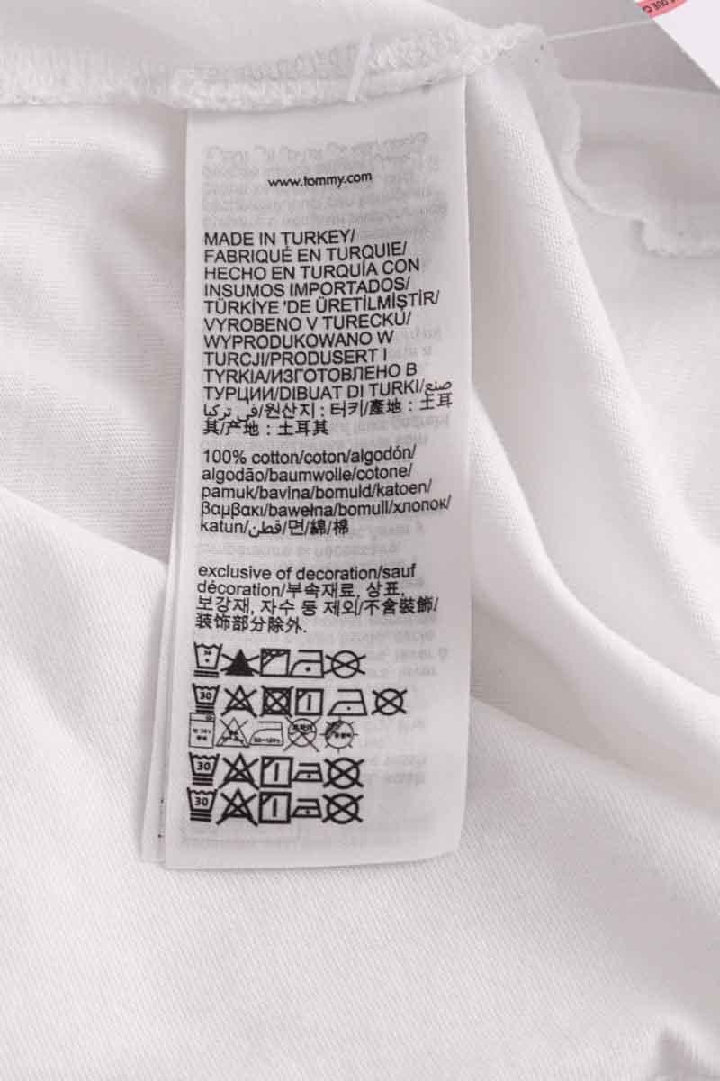 T-shirt TOMMY HILFIGER - SECONDE MAIN Blanc