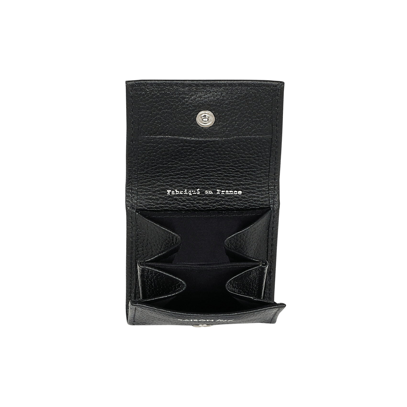 Grained leather card holder SAISON 1865 Brown