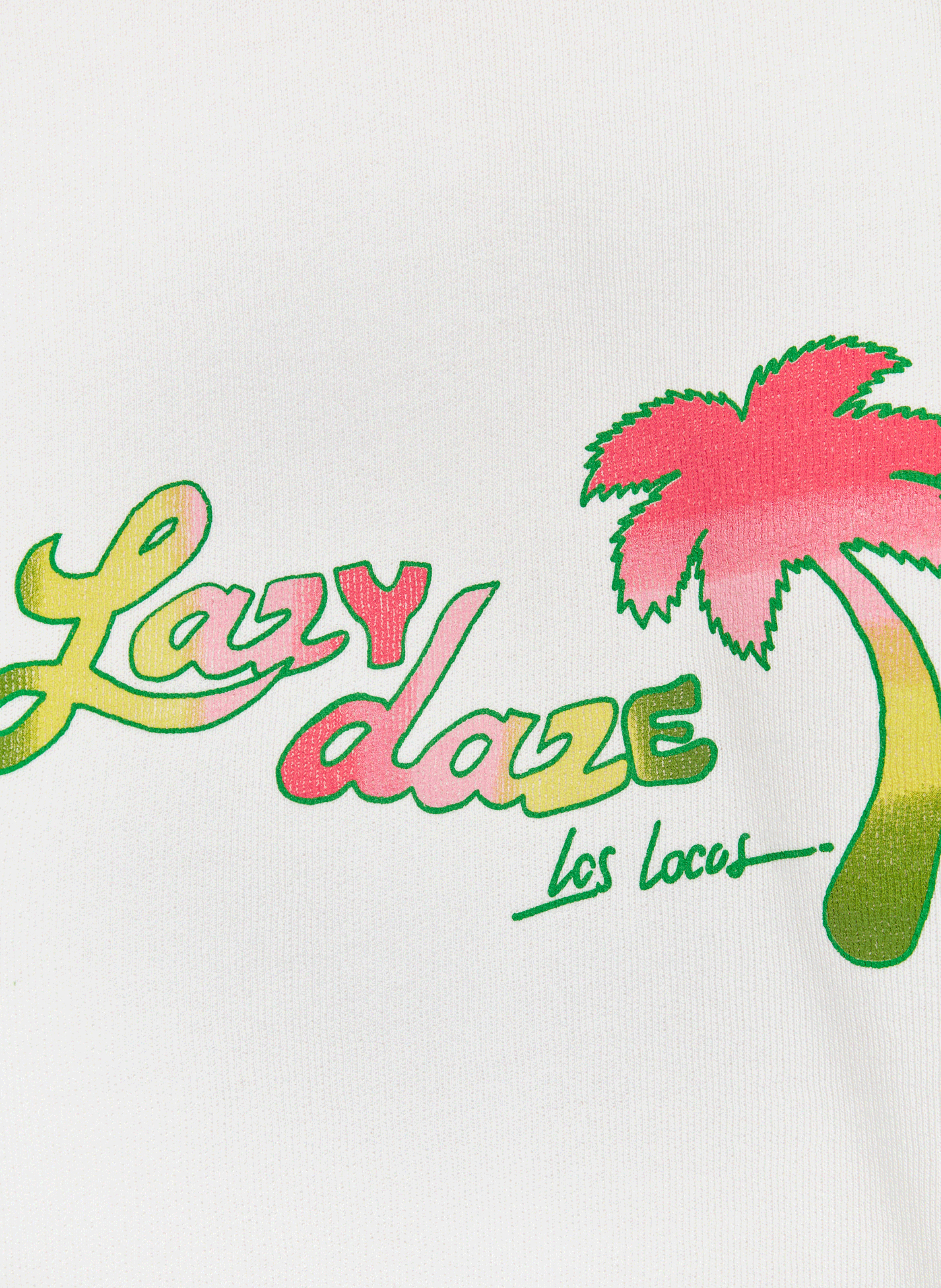 Round-neck cotton-blend sweater BELLEROSE White