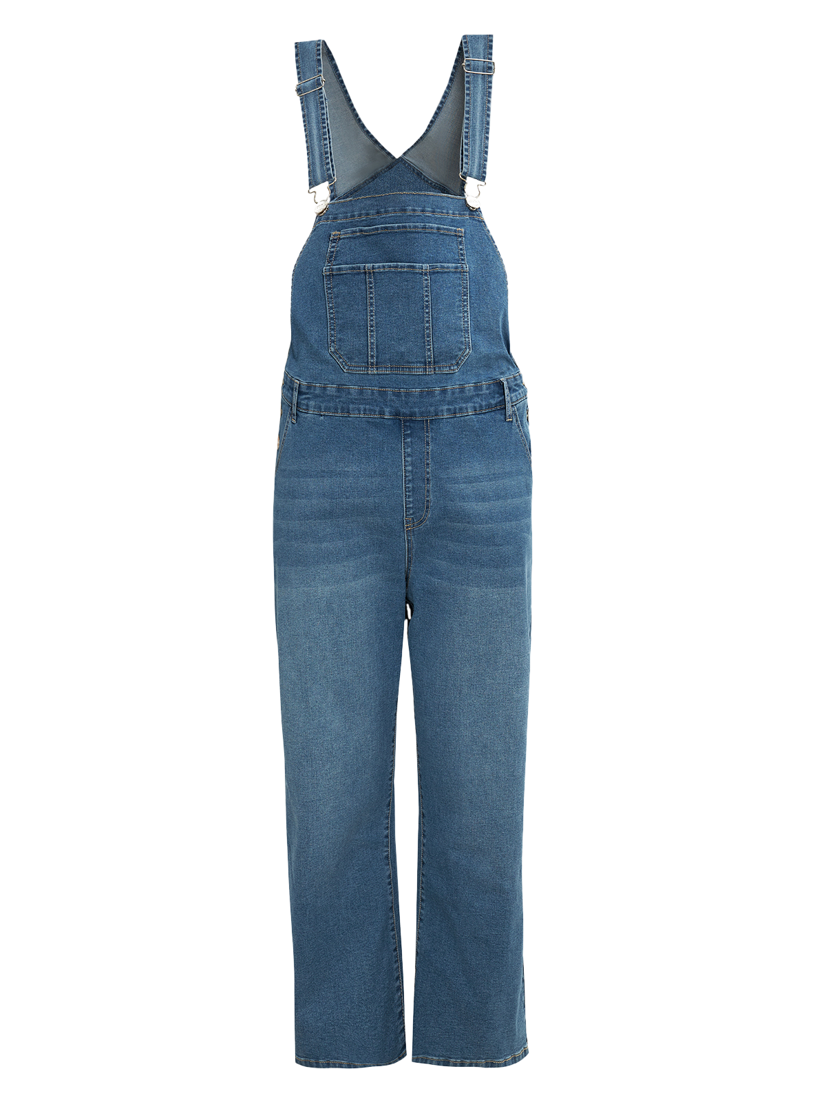Salopette en denim délavé MAT FASHION Jean brut