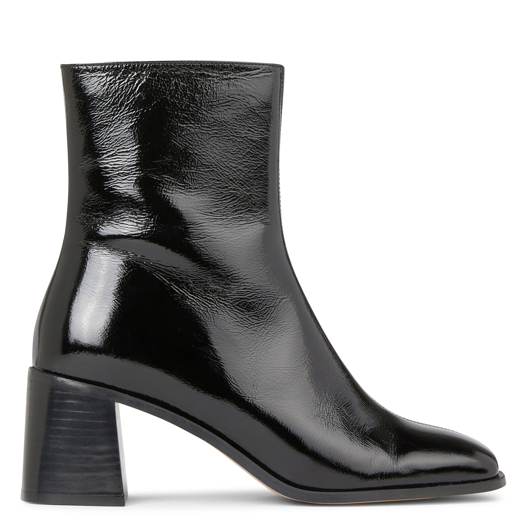 Alphonse - Halbstiefel aus Lackleder MELLOW YELLOW Schwarz