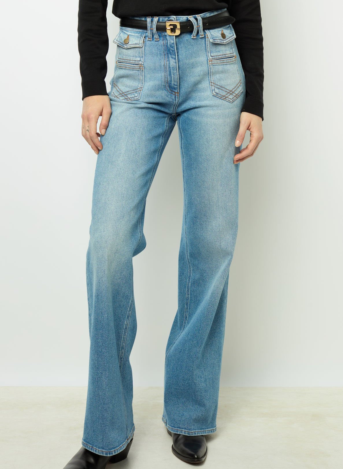 Leren ceintuur GERARD DAREL Zwart