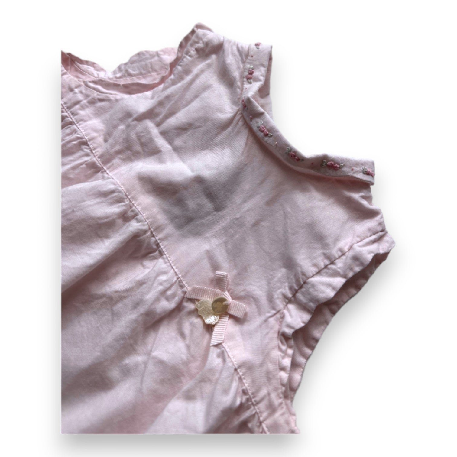 Pink baby dress - 12 months TARTINE ET CHOCOLAT - seconde-main Pink