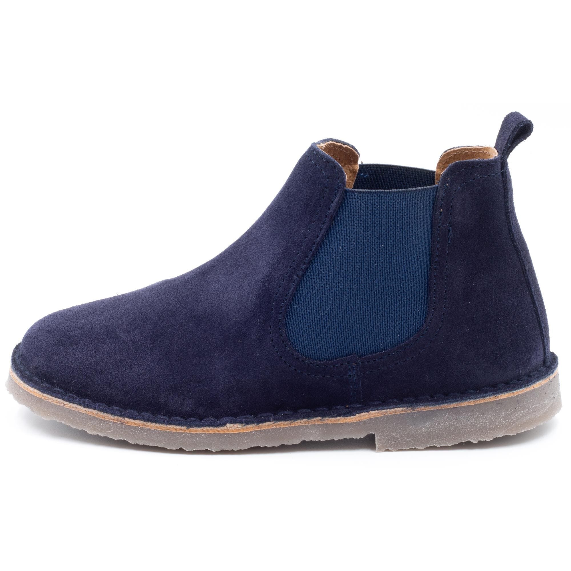 Boots enfant en daim Boni & Sidonie Bleu