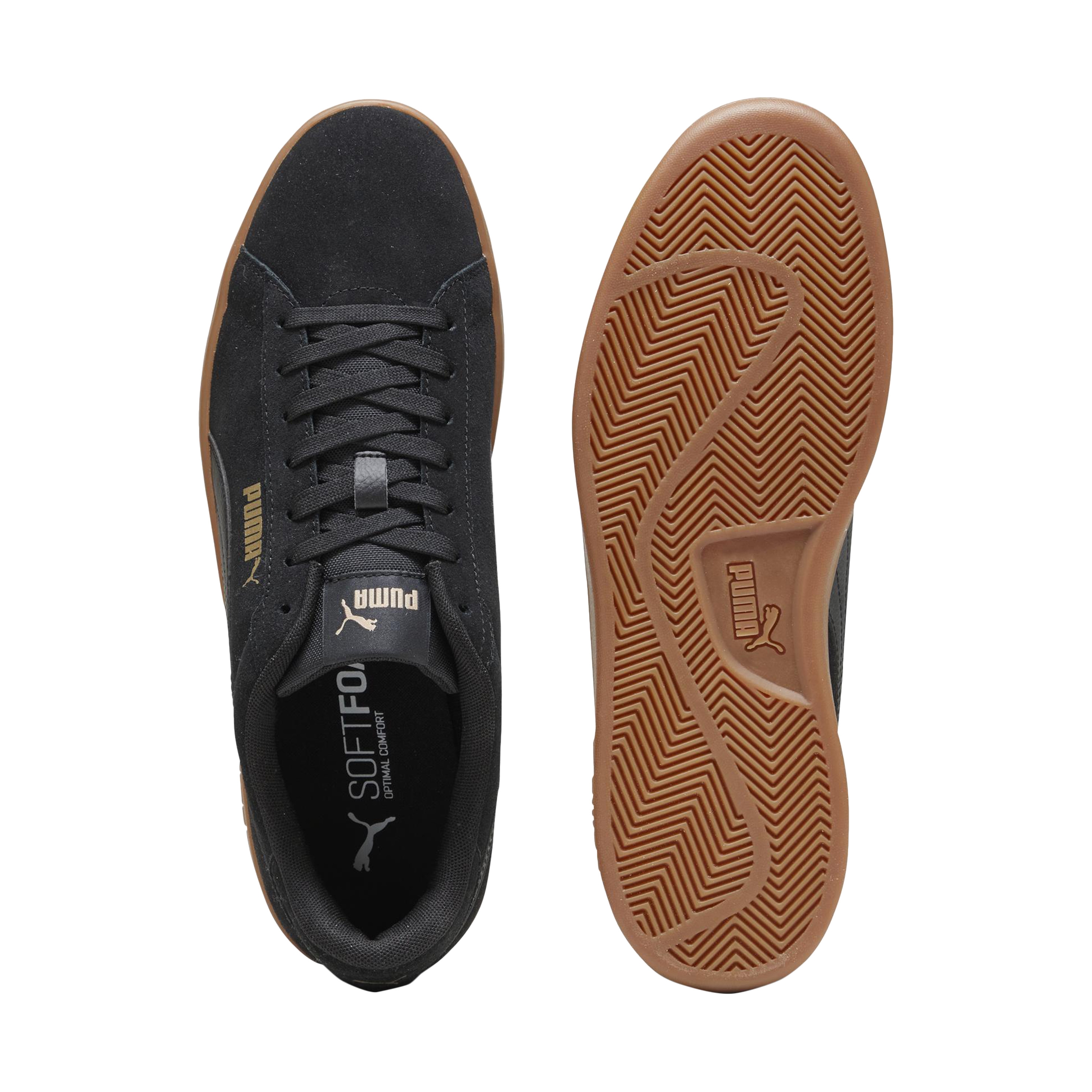 Leather Smash Sneakers PUMA Black