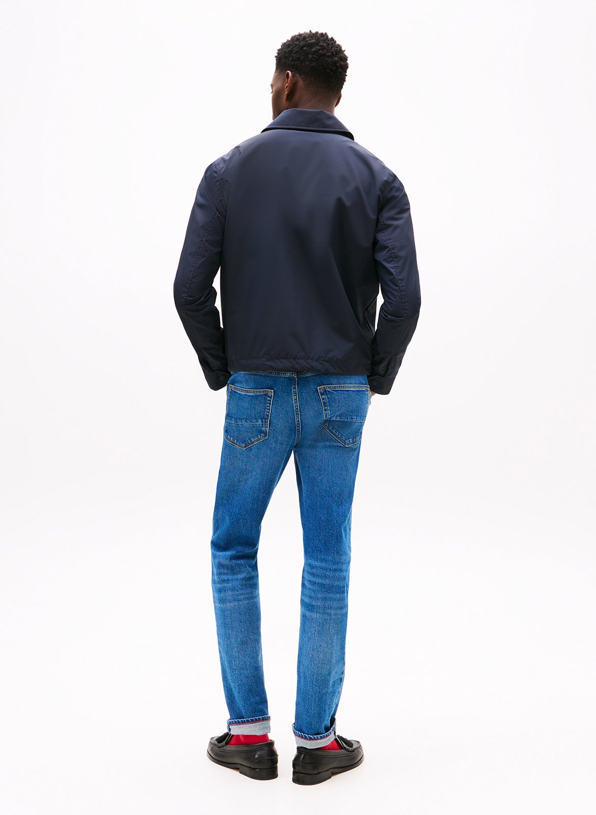 Jacket with classic collar TOMMY HILFIGER Blue