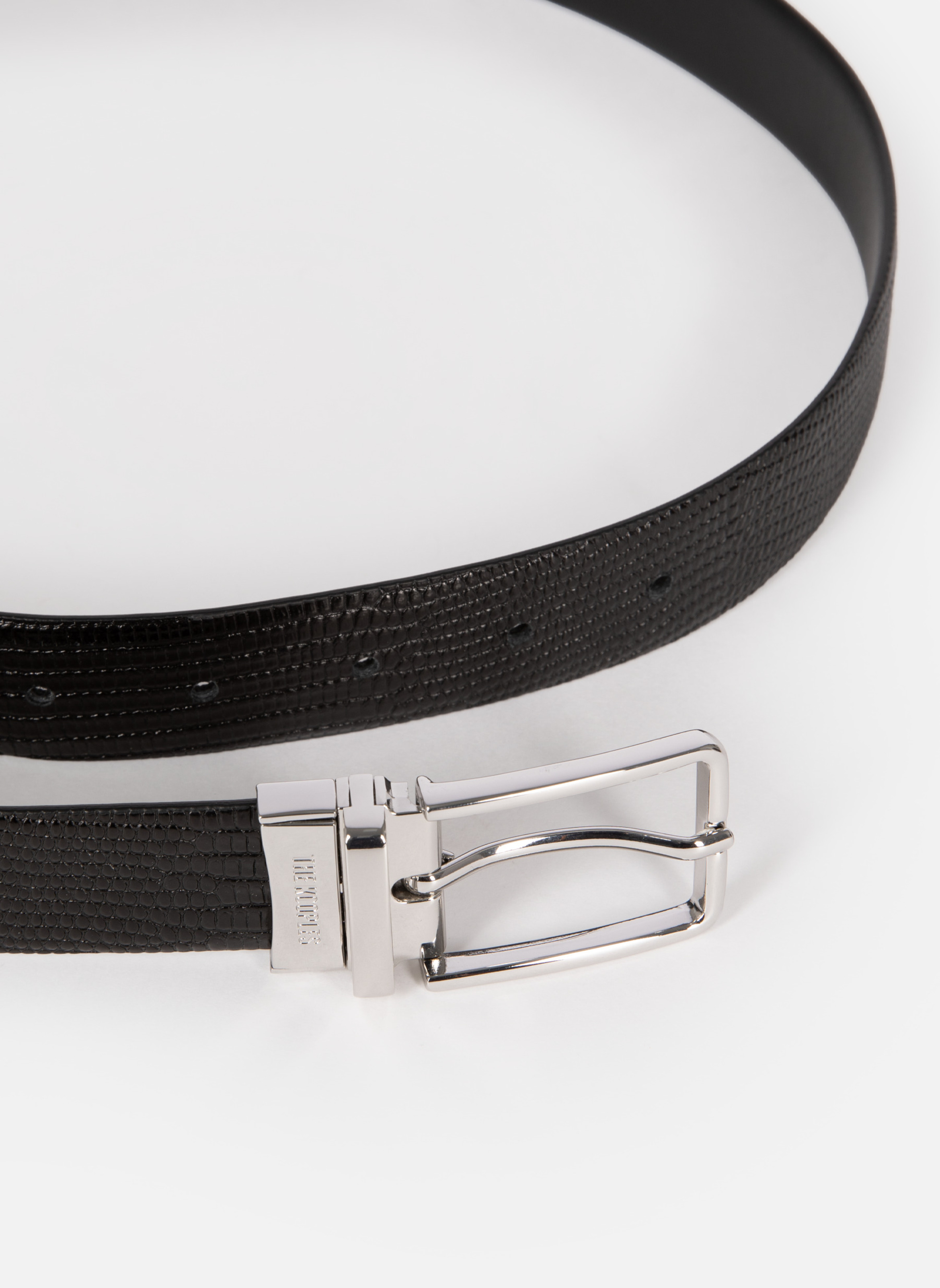 Reversible leather belt THE KOOPLES Black